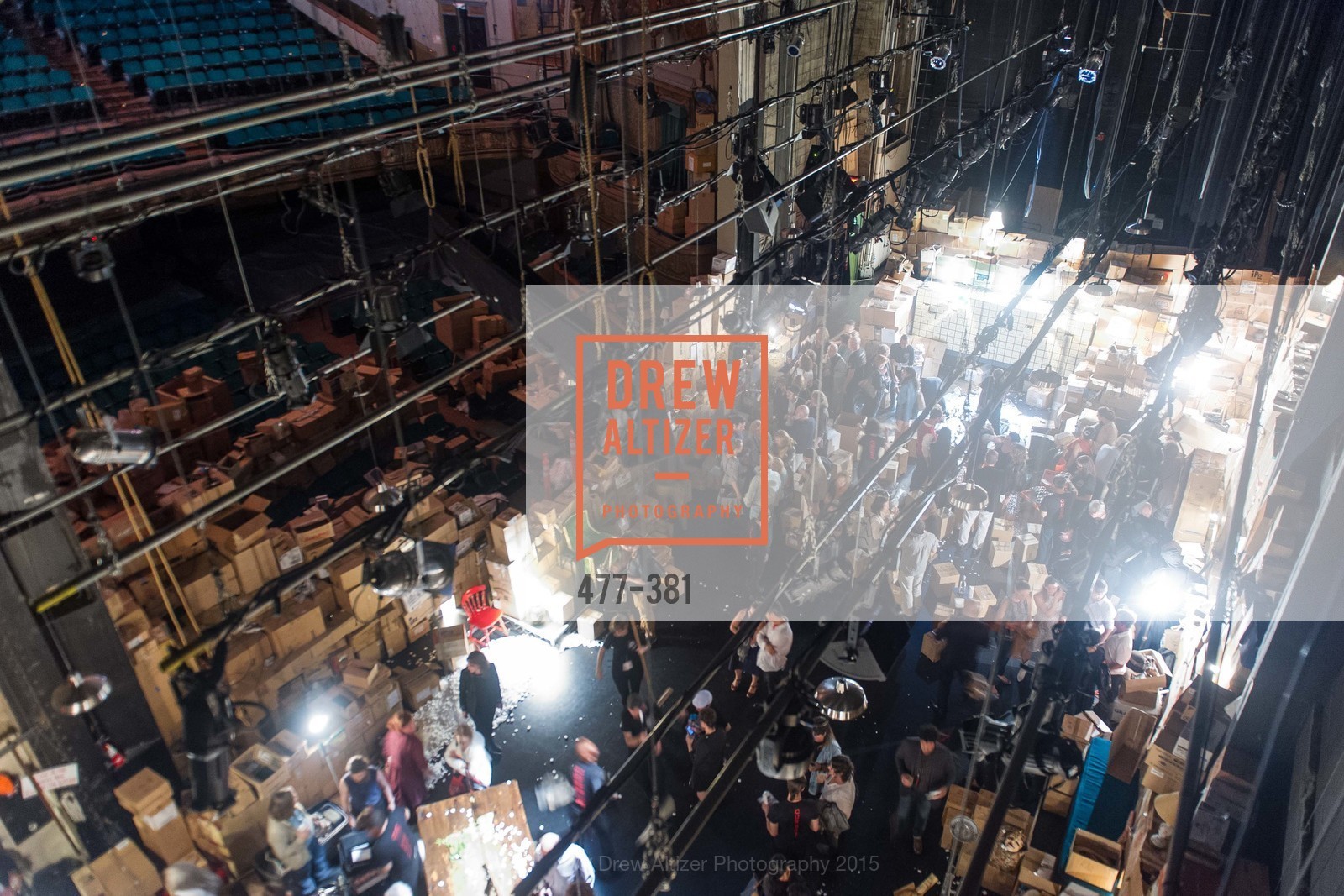 Atmosphere, Opening Night of Curran: Under Construction's THE OBJECT LESSON, Curan Theater. 445 Geary St, October 14th, 2015,Drew Altizer, Drew Altizer Photography, full-service agency, private events, San Francisco photographer, photographer california