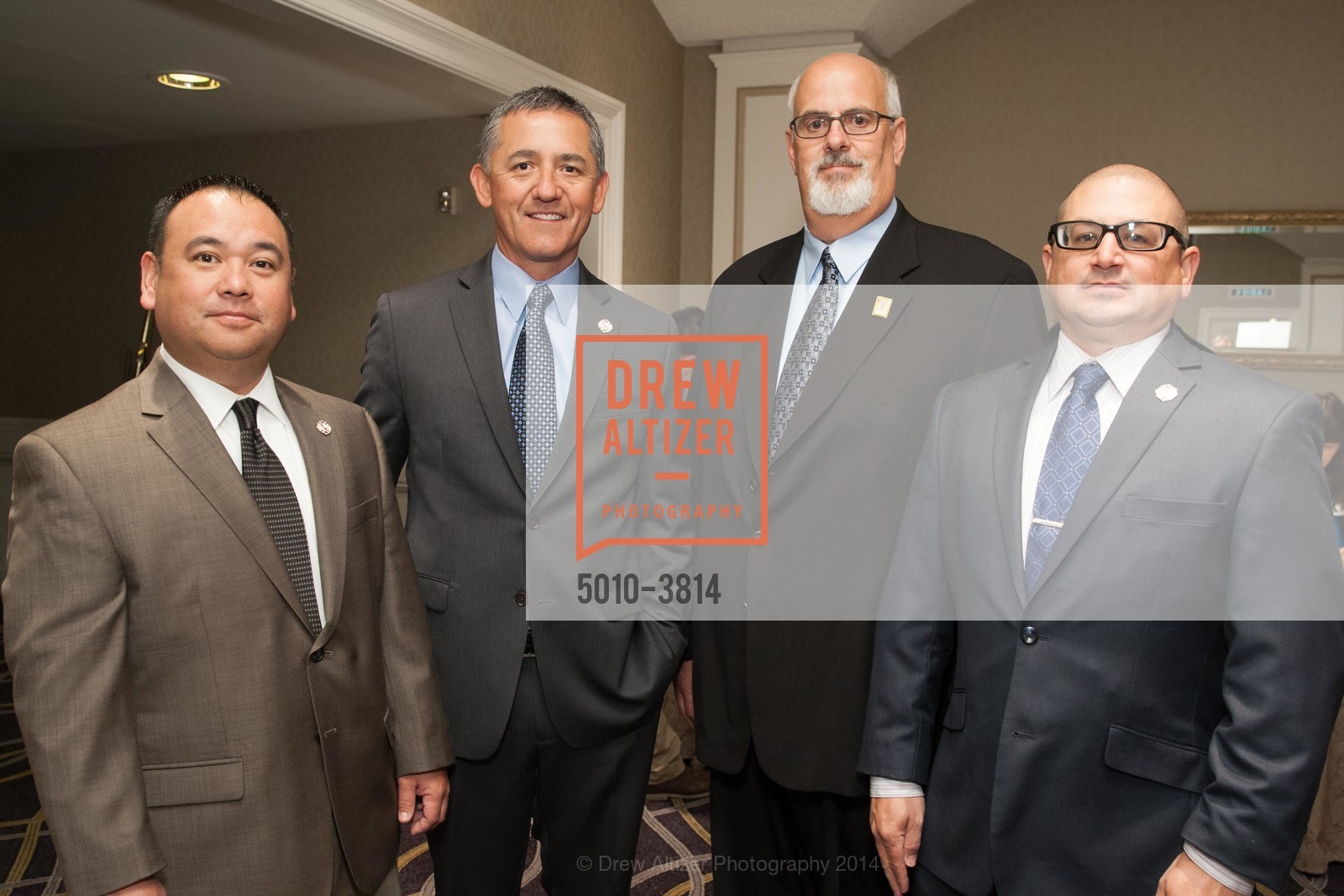 Pete Munoa, Mike Lopez, Tom Gardener, Chuck Carroll, Willie Brown Breakfast Club, US, October 28th, 2014, Photo #5010-3814 Pete Munoa, Mike Lopez, Tom Gardener, Chuck Carroll, Photo #5010-3814