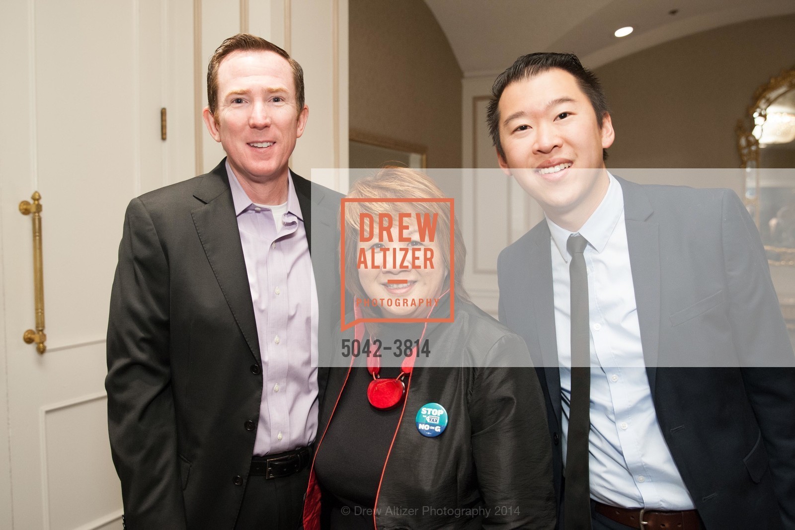 Jeremy Hallisey, Lily Jung, Jay Cheng, Willie Brown Breakfast Club, US, October 28th, 2014, Photo #5042-3814 Jeremy Hallisey, Lily Jung, Jay Cheng, Photo #5042-3814