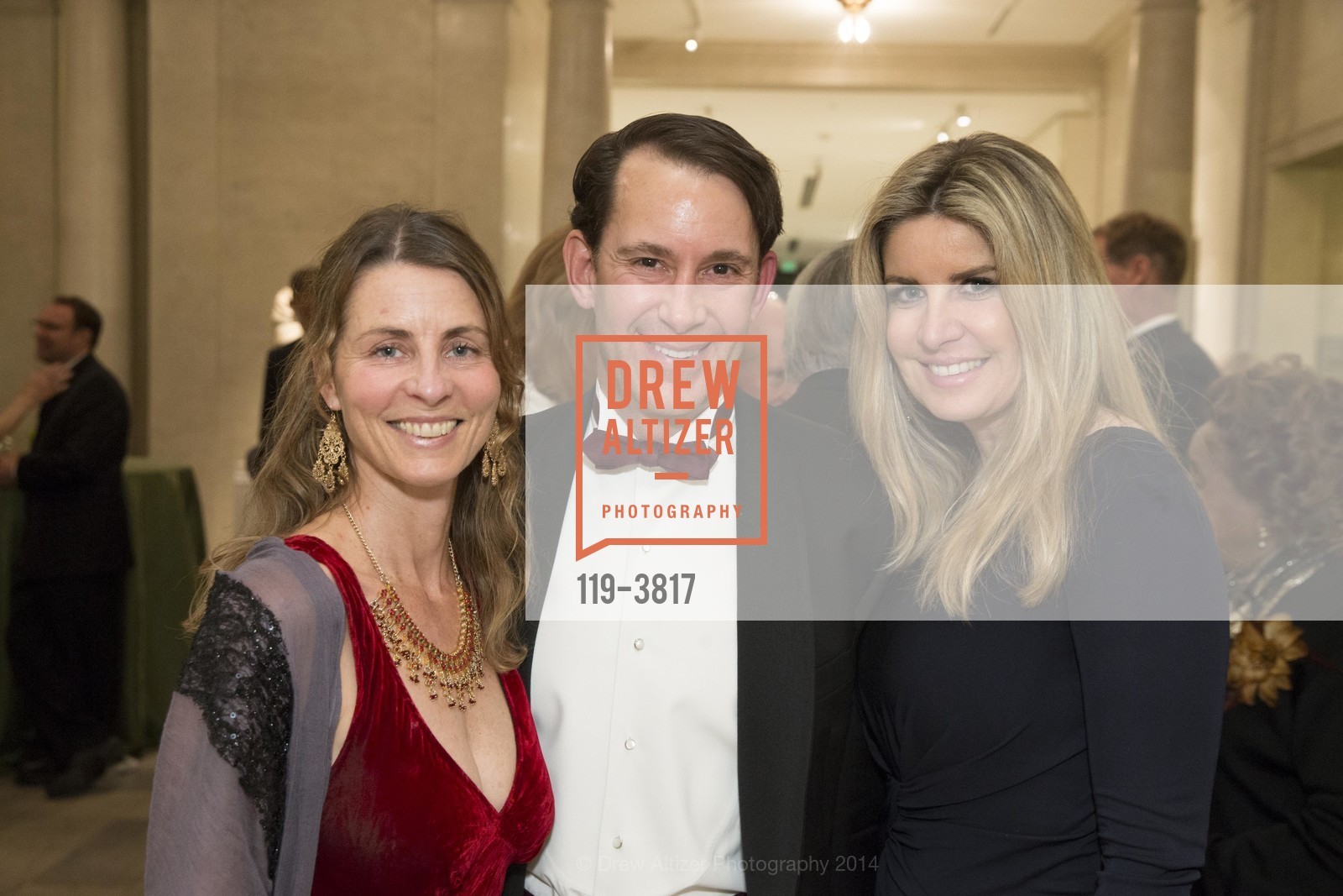 Bobbi Gunthy, Scott Pofcher, Suzanne Levit, Intimate Impressionism from the NATIONAL GALLERY of ART Celebratory Dinner, US, March 26th, 2014, Photo #119-3817 Bobbi Gunthy, Scott Pofcher, Suzanne Levit, Photo #119-3817