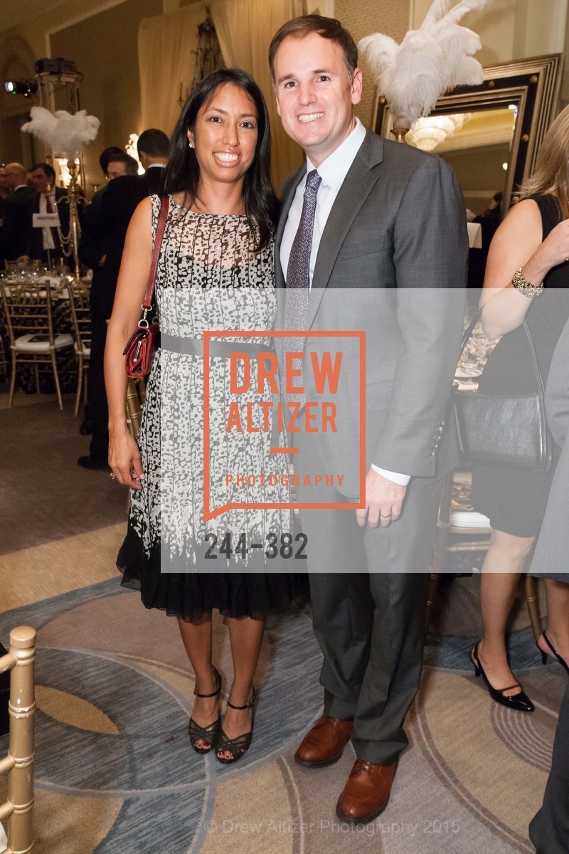 Naheed Misfeldt, Dayton Misfeldt, American Cancer Society San Francisco Soiree, Four Seasons Hotel. Four Seasons Hotel, . 757 Market Street, October 15th, 2015, Photo #244-382 Naheed Misfeldt, Dayton Misfeldt, Photo #244-382