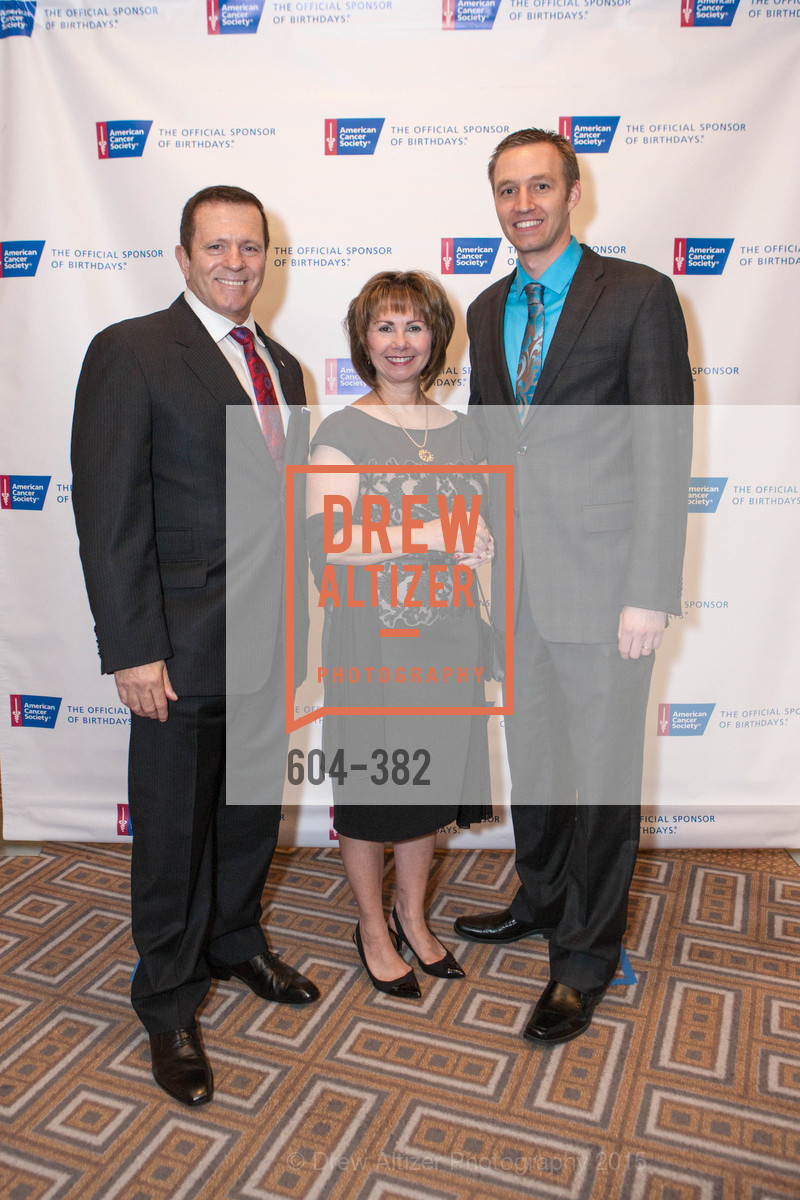David Beneziano, Vida Sarginson, Daniel Widner, American Cancer Society San Francisco Soiree, Four Seasons Hotel. Four Seasons Hotel, . 757 Market Street, October 15th, 2015, Photo #604-382 David Beneziano, Vida Sarginson, Daniel Widner, Photo #604-382