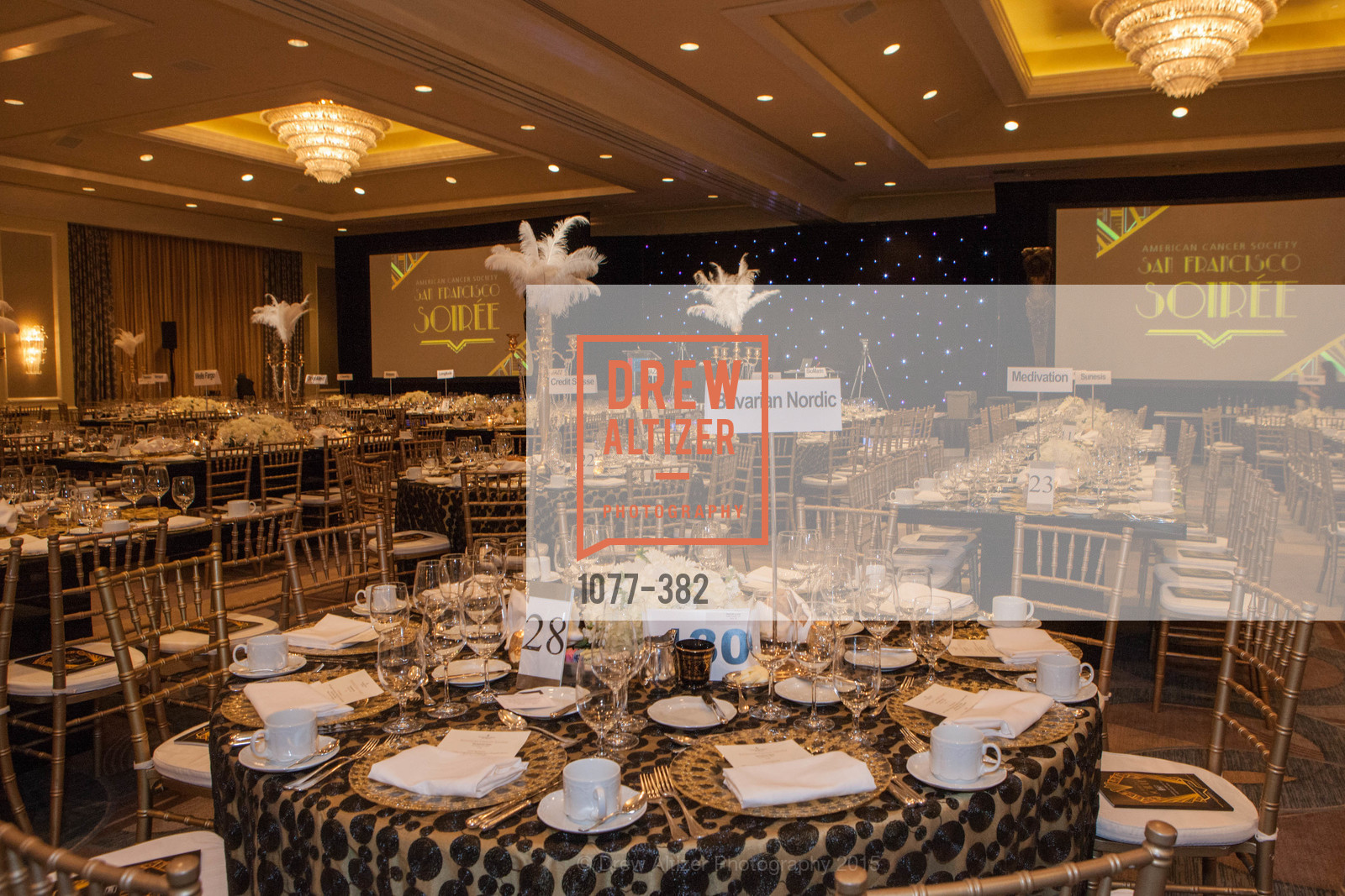 Atmosphere, American Cancer Society San Francisco Soiree, Four Seasons Hotel. 757 Market Street, October 15th, 2015,Drew Altizer, Drew Altizer Photography, full-service agency, private events, San Francisco photographer, photographer california