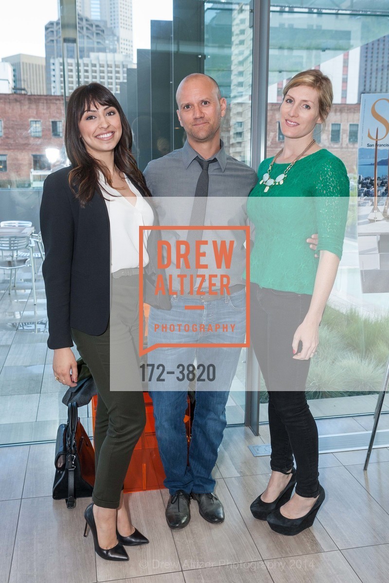 Gabriela Marmolejo, Andy Reid, Molly Hildebrand, SF C&G MAGAZINE Launch Party, US, March 31st, 2014, Photo #172-3820 Gabriela Marmolejo, Andy Reid, Molly Hildebrand, Photo #172-3820