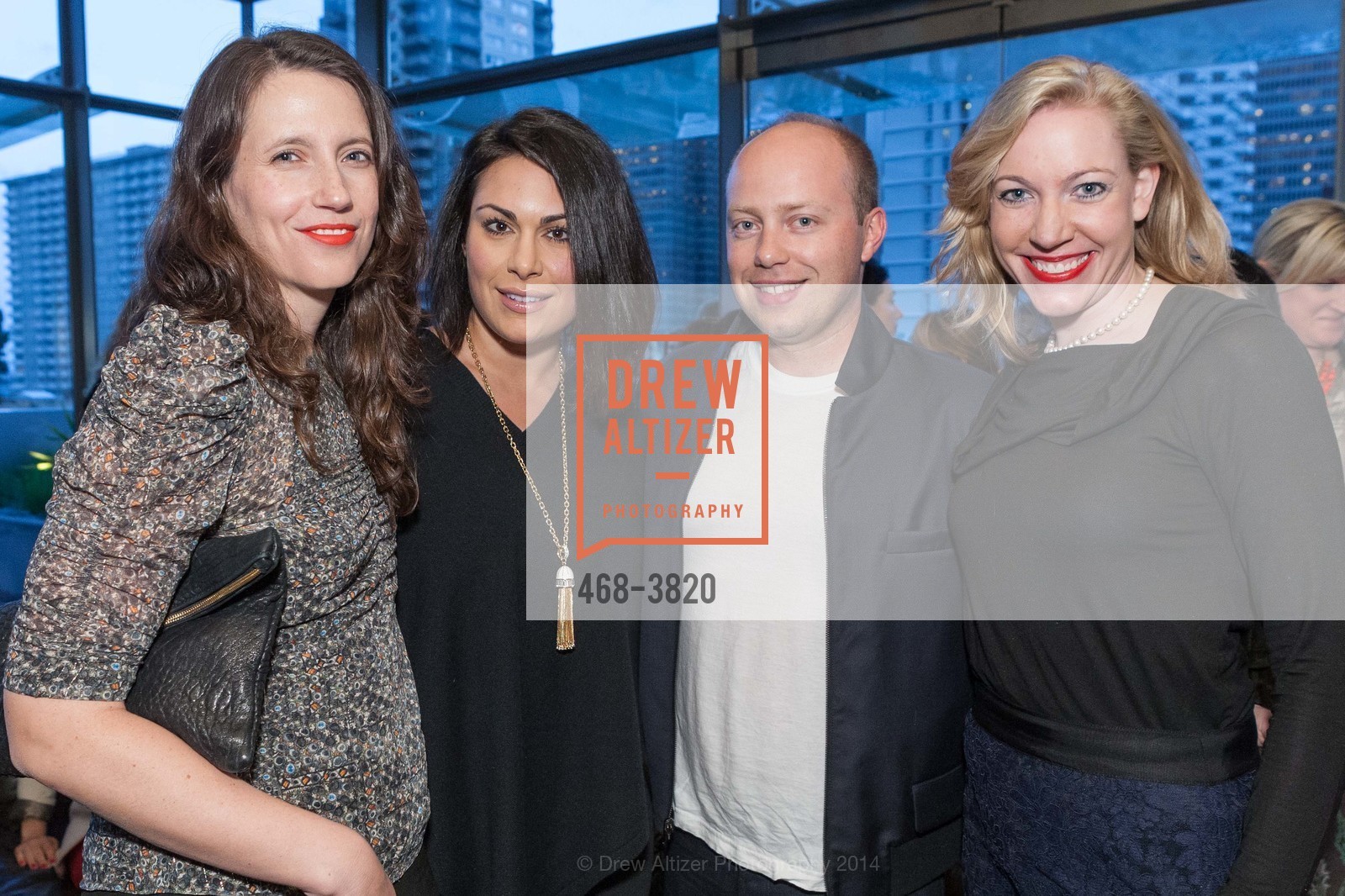 Sarah Wilson, Libby Leffler, Charles Porch, Elizabeth Linder, SF C&G MAGAZINE Launch Party, US, March 31st, 2014, Photo #468-3820 Sarah Wilson, Libby Leffler, Charles Porch, Elizabeth Linder, Photo #468-3820
