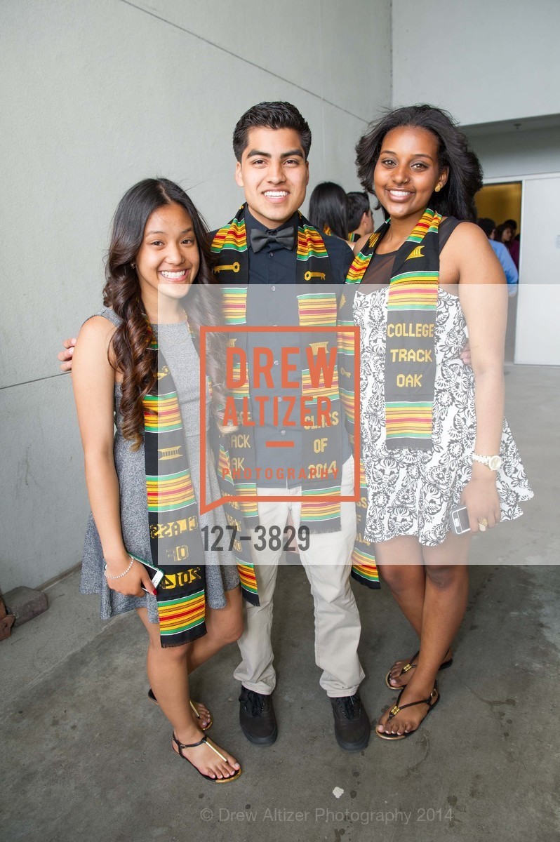 Christine Tadena, Cesar Urquiza, Sefora Temesten, 13th ANNUAL COLLEGE TRACK GRADUATION, US, May 16th, 2014, Photo #127-3829 Christine Tadena, Cesar Urquiza, Sefora Temesten, Photo #127-3829