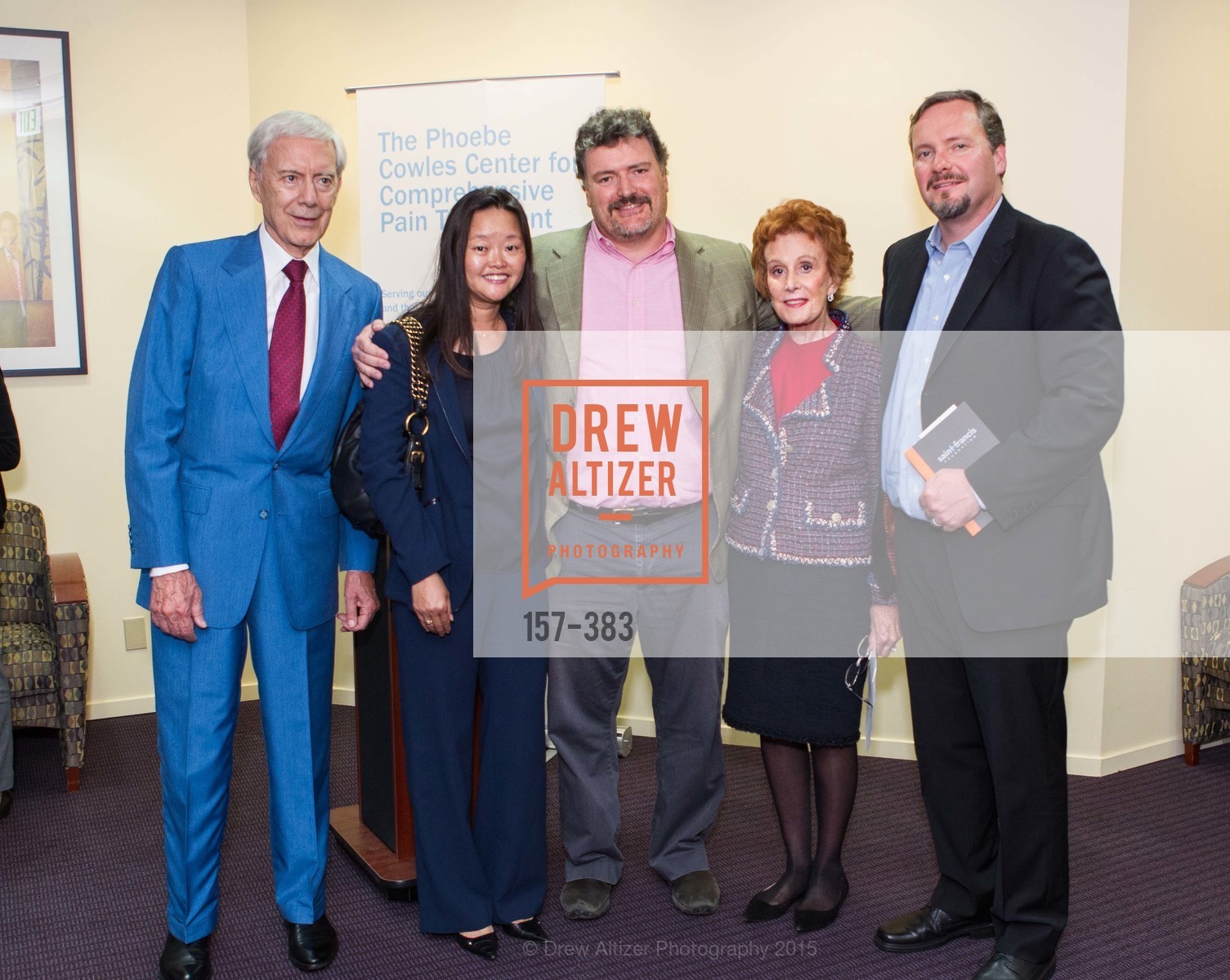 Robert Girard, Jane Yao, Mark Gibson, Phoebe Cowles, Michael Gibson, Groundbreaking ceremony for the Phoebe Cowles Center for Comprehensive Pain Treatment, Phoebe Cowles Center for Comprehensive Pain Treatment. 1199 Bush Street, October 15th, 2015,Drew Altizer, Drew Altizer Photography, full-service agency, private events, San Francisco photographer, photographer california
