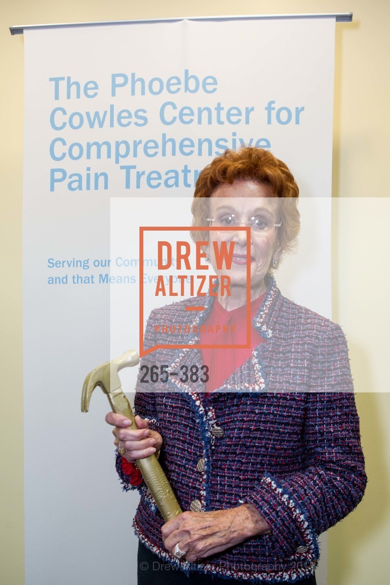 Phoebe Cowles, Groundbreaking ceremony for the Phoebe Cowles Center for Comprehensive Pain Treatment, Phoebe Cowles Center for Comprehensive Pain Treatment. 1199 Bush Street, October 15th, 2015