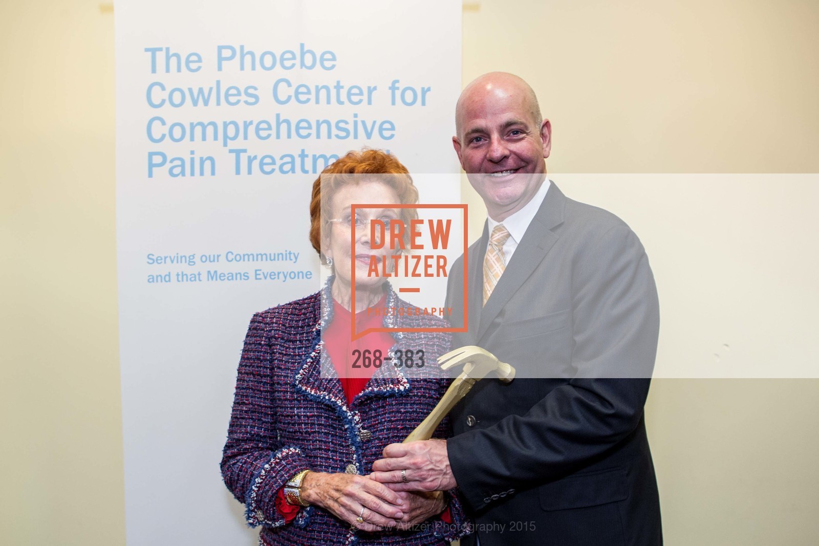 Phoebe Cowles, Kevin Causey, Groundbreaking ceremony for the Phoebe Cowles Center for Comprehensive Pain Treatment, Phoebe Cowles Center for Comprehensive Pain Treatment. 1199 Bush Street, October 15th, 2015,Drew Altizer, Drew Altizer Photography, full-service agency, private events, San Francisco photographer, photographer california