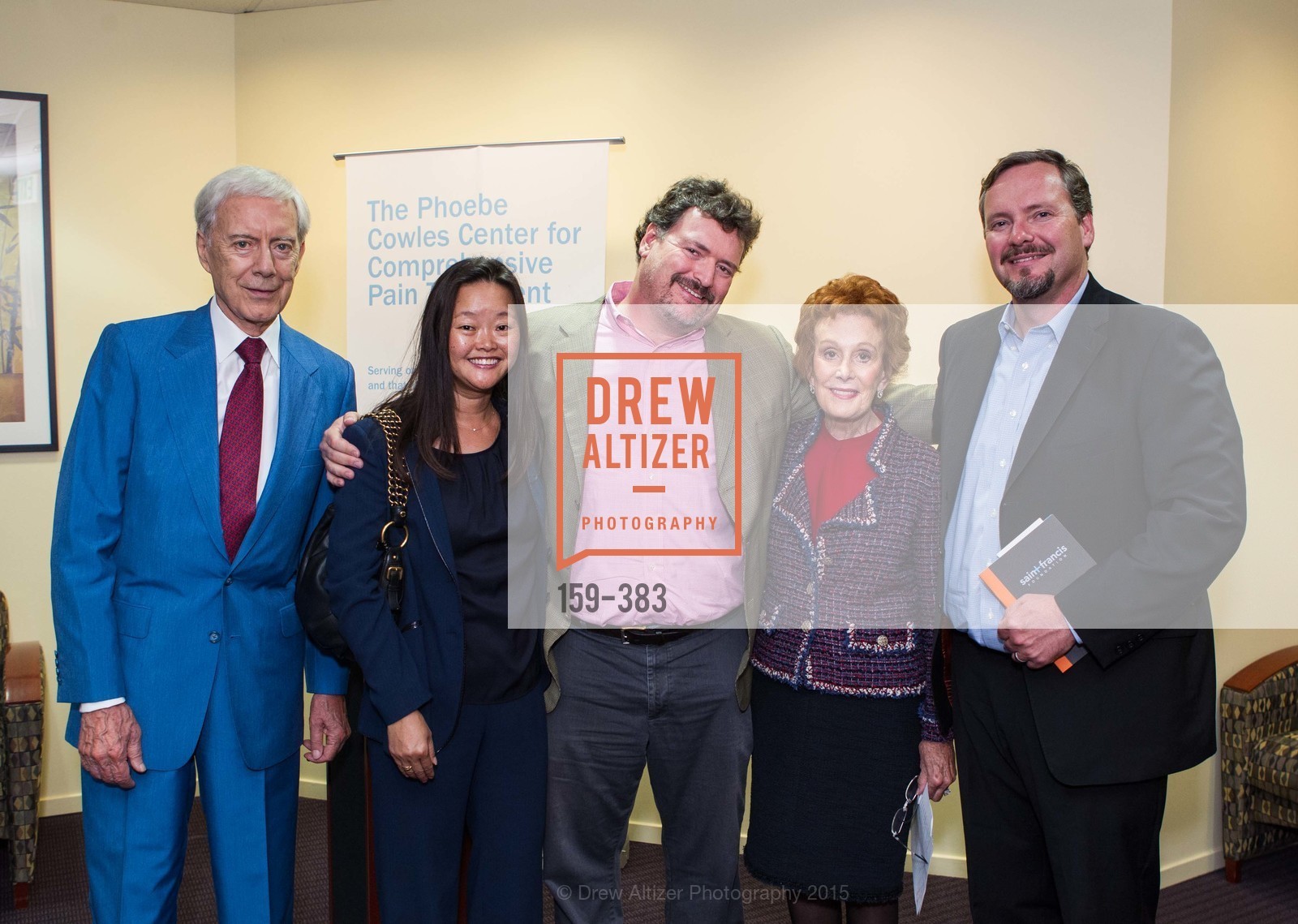 Robert Girard, Jane Yao, Mark Gibson, Phoebe Cowles, Michael Gibson, Groundbreaking ceremony for the Phoebe Cowles Center for Comprehensive Pain Treatment, Phoebe Cowles Center for Comprehensive Pain Treatment. 1199 Bush Street, October 15th, 2015,Drew Altizer, Drew Altizer Photography, full-service agency, private events, San Francisco photographer, photographer california