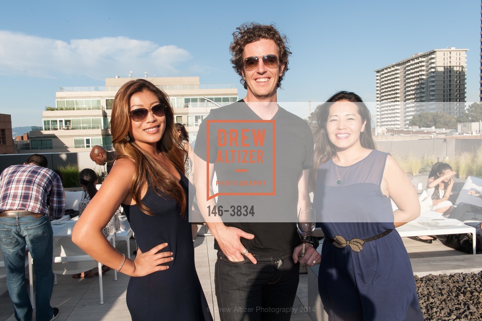 Helen Park, Gabriel Luna-Ostaseski, Tang Fuaher, HAMEL FAMILY WINES Tasting at the Battery, US, May 1st, 2014, Photo #146-3834 Helen Park, Gabriel Luna-Ostaseski, Tang Fuaher, Photo #146-3834
