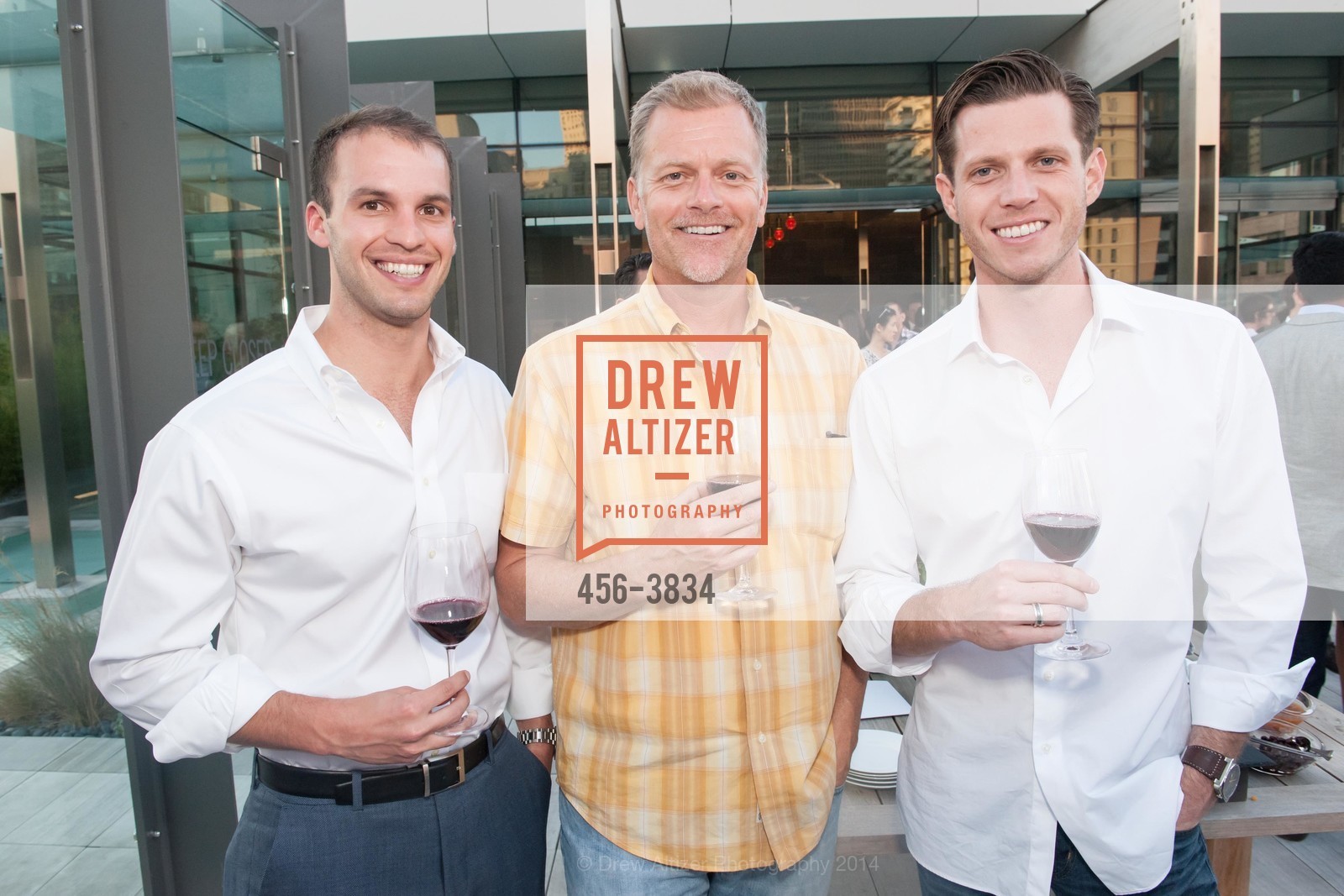 Cameron Shaffer, Erik Lammerding, Will Harlan, HAMEL FAMILY WINES Tasting at the Battery, US, May 1st, 2014, Photo #456-3834 Cameron Shaffer, Erik Lammerding, Will Harlan, Photo #456-3834