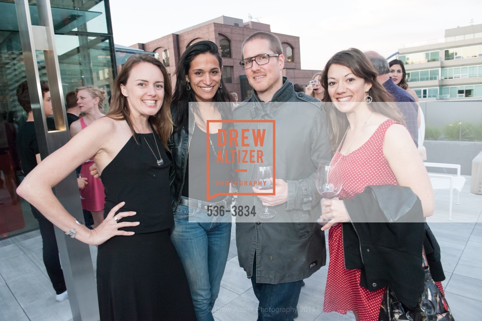 Jeny Smith, Carin Lunaostaseski, Cliff Bader, Andrea Koval, HAMEL FAMILY WINES Tasting at the Battery, US, May 1st, 2014, Photo #536-3834 Jeny Smith, Carin Lunaostaseski, Cliff Bader, Andrea Koval, Photo #536-3834