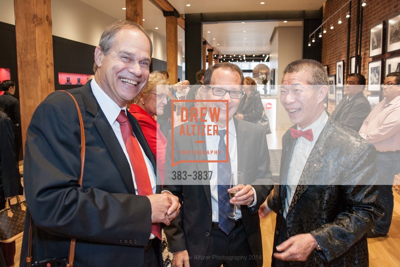 Tom Brichta, Roger Horn, Hal Kam, LEICA STORE San Francisco Opening, US, August 14th, 2014, Photo #383-3837 Tom Brichta, Roger Horn, Hal Kam, Photo #383-3837