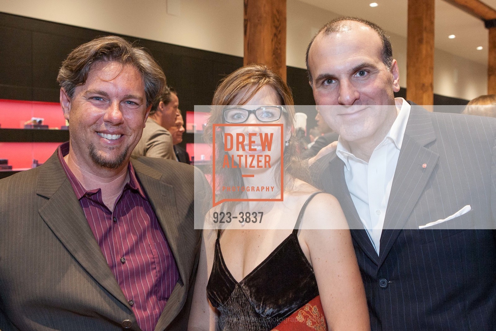 Jason Bradley, Christine Leto, Dan Leto, LEICA STORE San Francisco Opening, US, August 14th, 2014, Photo #923-3837 Jason Bradley, Christine Leto, Dan Leto, Photo #923-3837