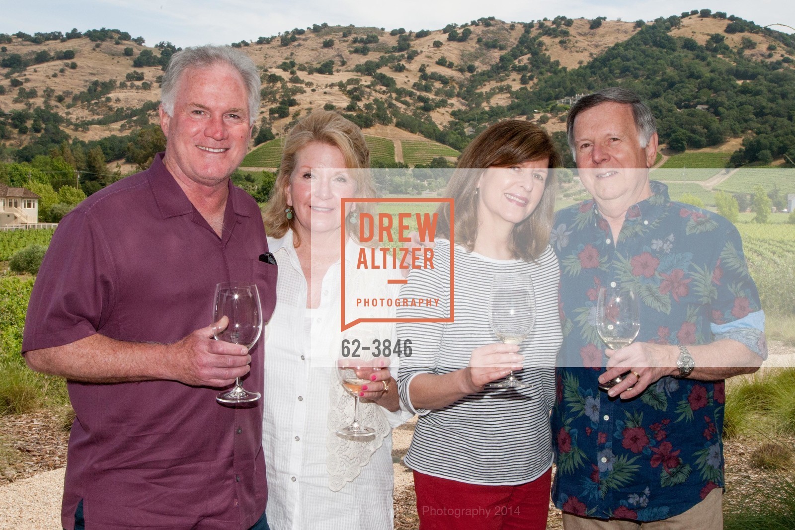 Randy Strawn, Lisa Strawn, Lisa Ash, Jim Harold, CLIFF LEDE VINEYARDS Rock Block Party, US, May 17th, 2014, Photo #62-3846 Randy Strawn, Lisa Strawn, Lisa Ash, Jim Harold, Photo #62-3846