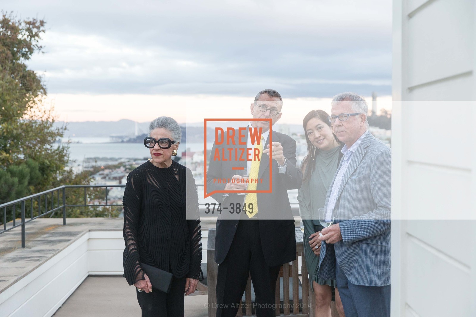 Joy Venturini Bianchi, Paul Wiseman, Aey Phanachet, Roger Evans, Private Reception for THE WISEMAN GROUP'S New Book "Inner Spaces", US, September 17th, 2014, Photo #374-3849 Joy Venturini Bianchi, Paul Wiseman, Aey Phanachet, Roger Evans, Photo #374-3849