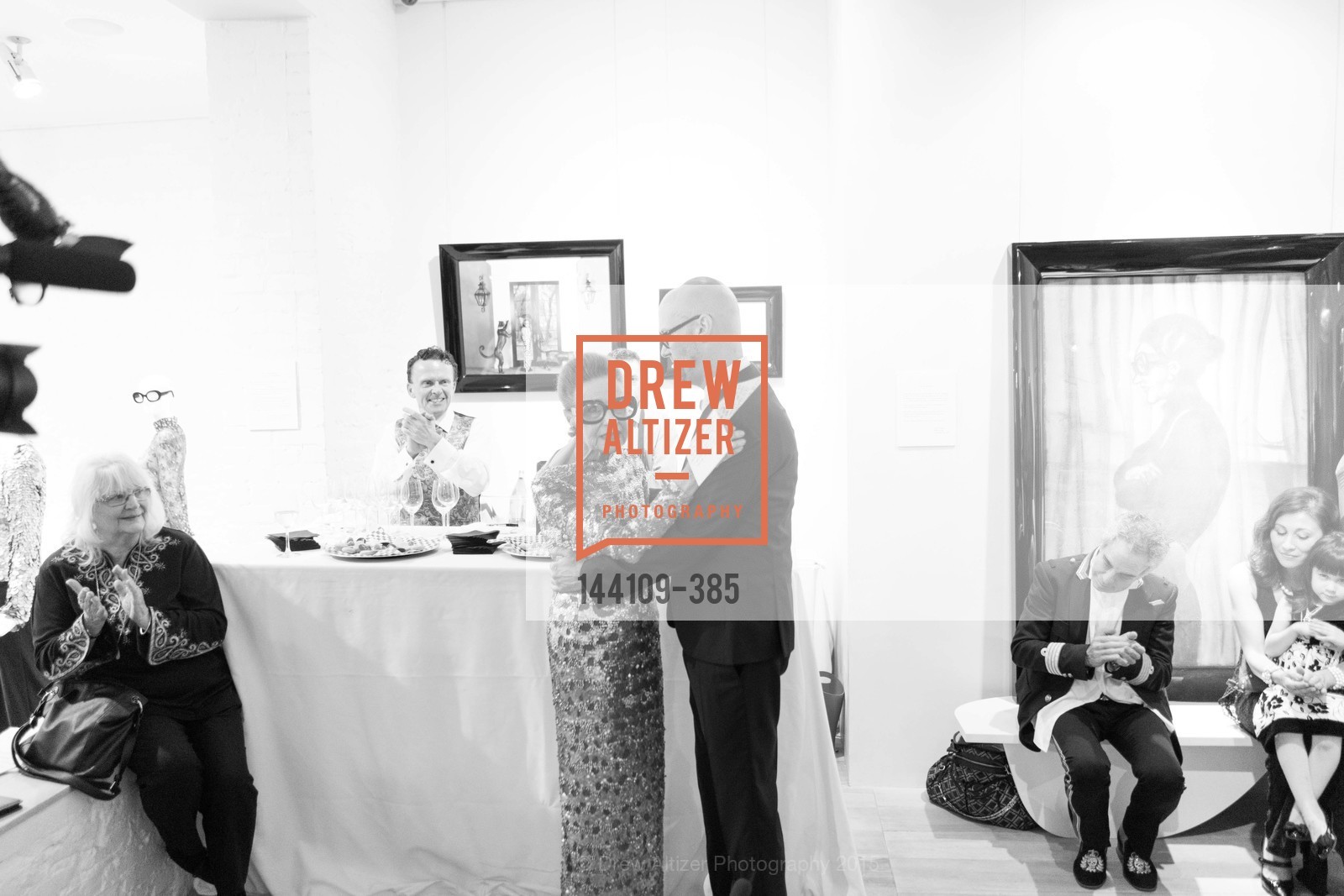 Joy Venturini Bianchi, Tim Whalen, Celebrating Life through Fashion A Retrospective: Collection of Joy Venturini Bianchi to benefit those who are developmentally disabled, Hedge Gallery. 501 Pacific Ave, October 17th, 2015,Drew Altizer, Drew Altizer Photography, full-service agency, private events, San Francisco photographer, photographer california