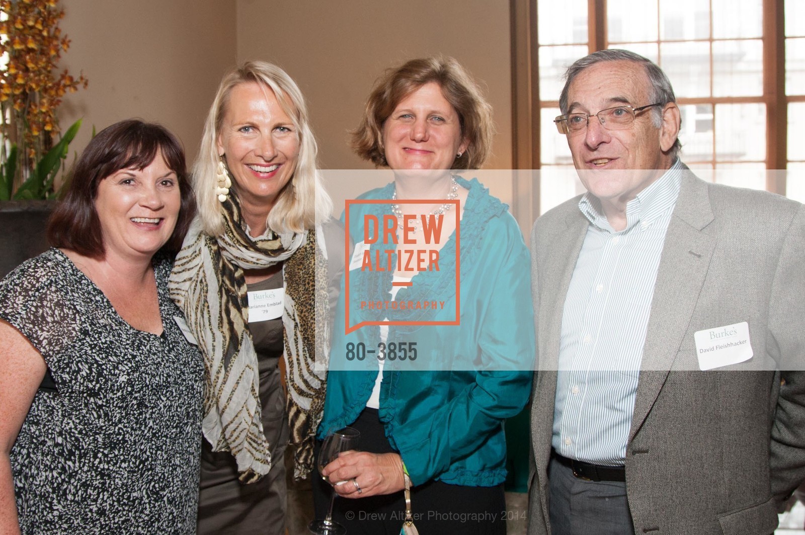 Molly French, Marianne Emblad, Elizabeth Saveri Stevenson, David Fleishhacker, BURKE'S Presents Alumnae 2014 Luncheon, US, April 25th, 2014, Photo #80-3855 Molly French, Marianne Emblad, Elizabeth Saveri Stevenson, David Fleishhacker, Photo #80-3855