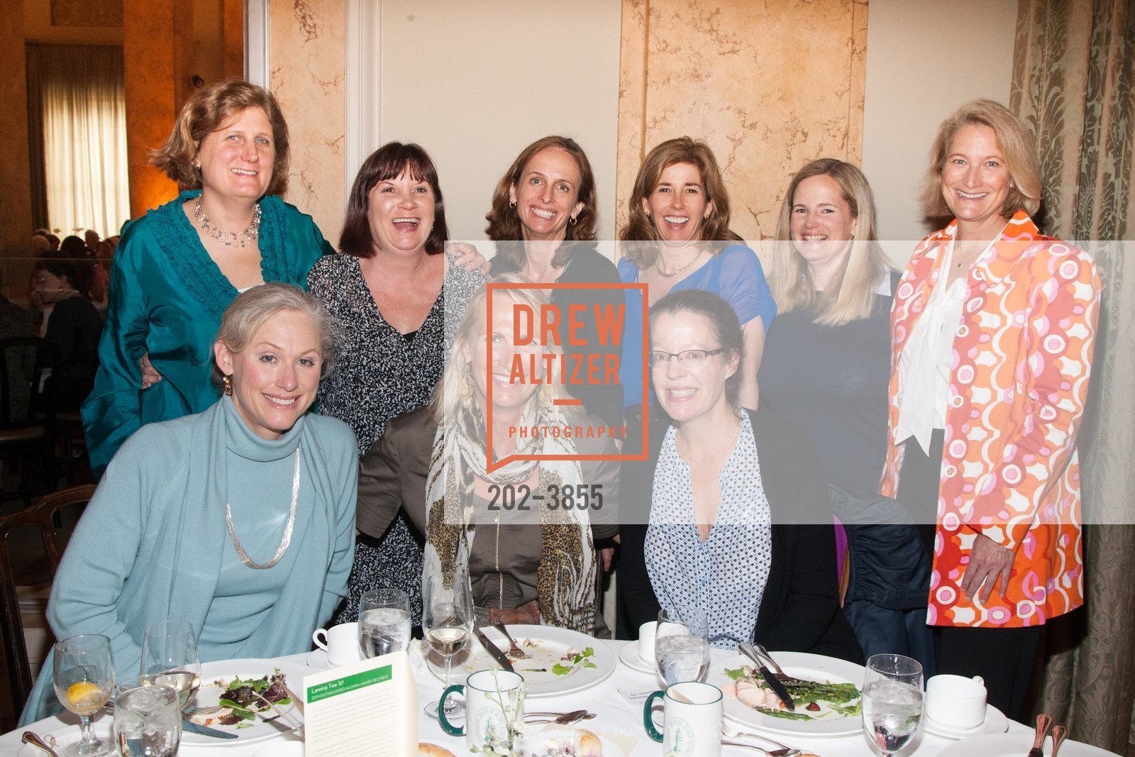 Elizabeth Saveri Stevenson, Molly French, Marianne Emblat, Kate Stephenson, Carolyn Charleton, Jennifer Kirkpatrick, BURKE'S Presents Alumnae 2014 Luncheon, US, April 25th, 2014, Photo #202-3855 Elizabeth Saveri Stevenson, Molly French, Marianne Emblat, Kate Stephenson, Carolyn Charleton, Jennifer Kirkpatrick, Photo #202-3855