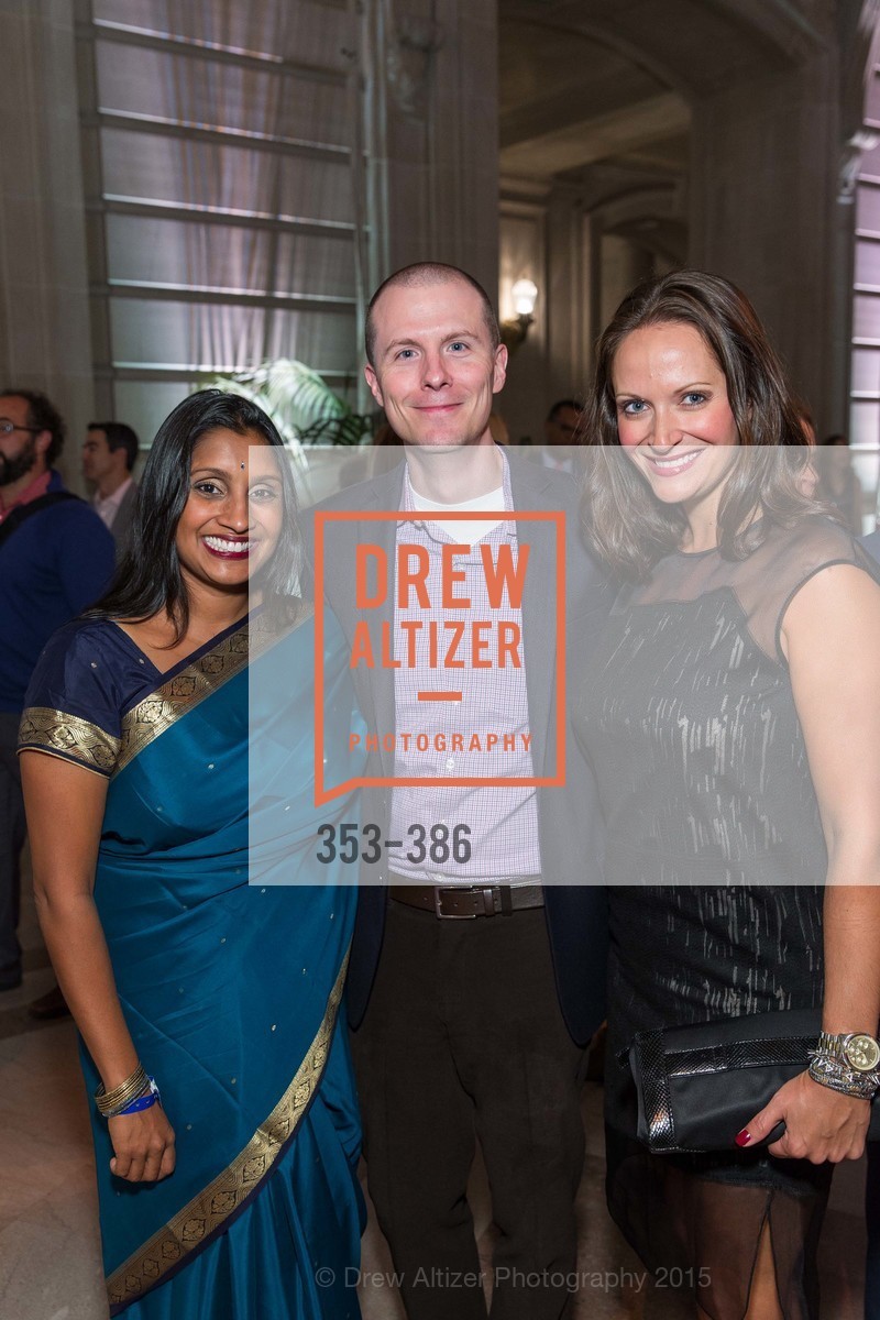 Anu Narla, Steven DuBois, Carrie Odom, Full Circle Fund Presents: R15E, San Francisco City Hall. San Francisco City Hall, . 1 Dr Carlton B Goodlett Pl, October 15th, 2015, Photo #353-386 Anu Narla, Steven DuBois, Carrie Odom, Photo #353-386
