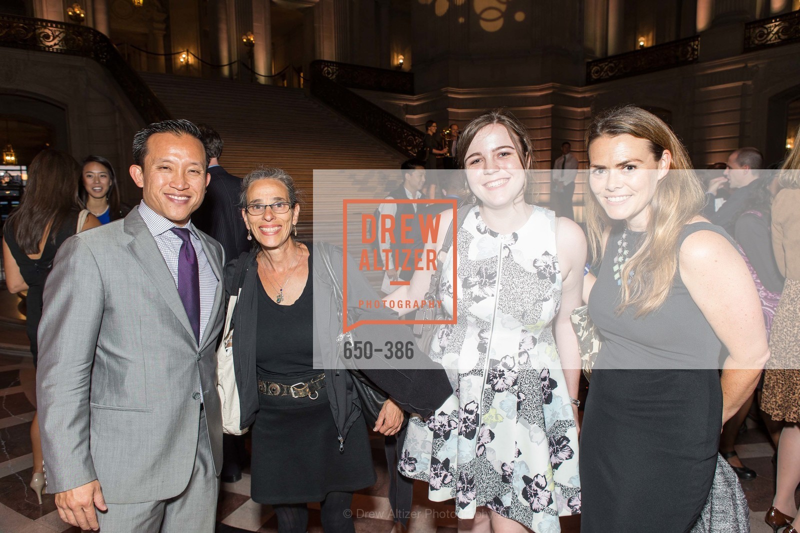 David Chu, Racquel Pinder Hughes, Catie Arbona, Sienna Rogers, Full Circle Fund Presents: R15E, San Francisco City Hall. San Francisco City Hall, . 1 Dr Carlton B Goodlett Pl, October 15th, 2015, Photo #650-386 David Chu, Racquel Pinder Hughes, Catie Arbona, Sienna Rogers, Photo #650-386
