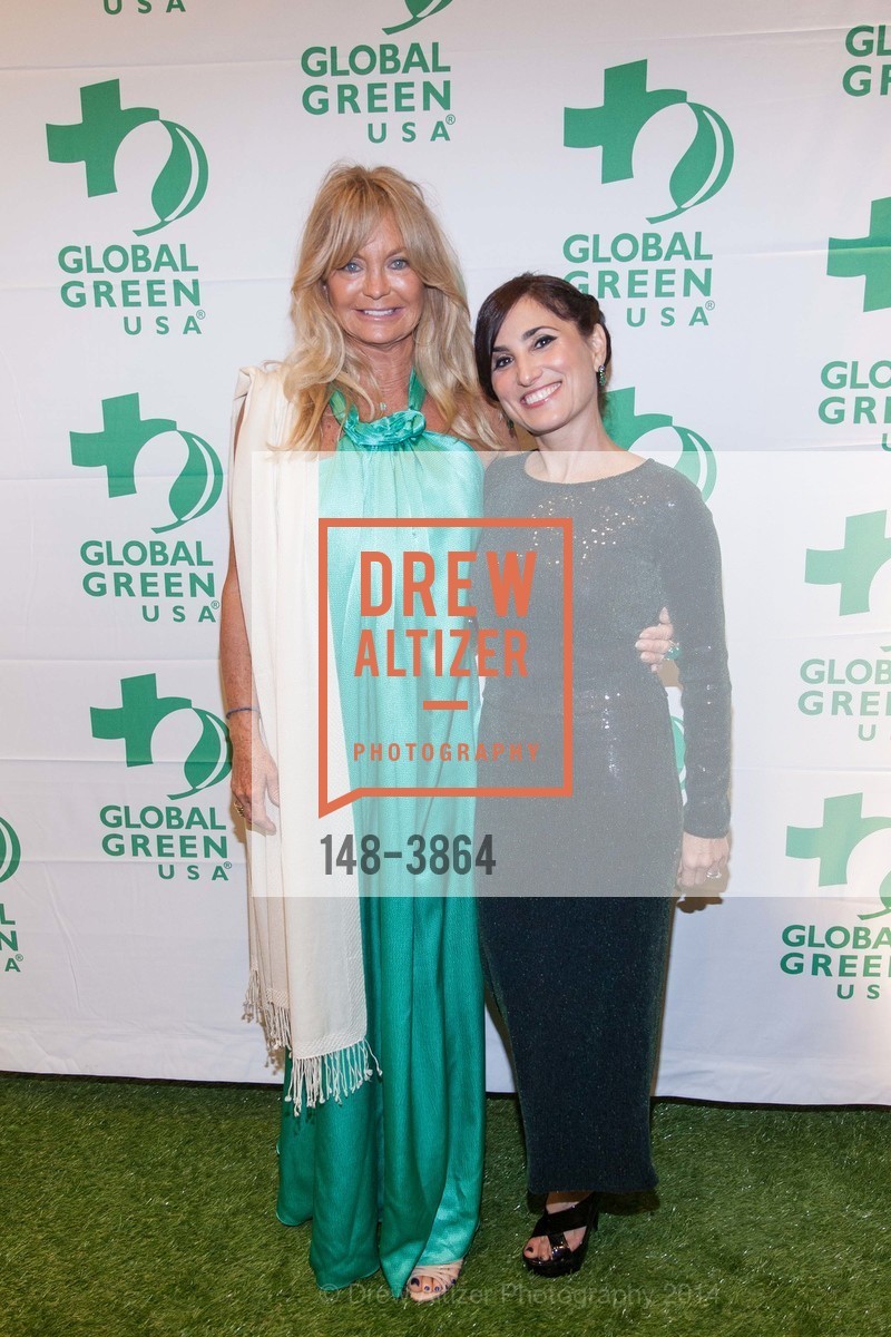 Goldie Hawn, Zem Joaquin, Global Green's 10th Annual GORGEOUS & GREEN Gala 2014: "Emerald City", Bently Reserve. 301 Battery Street, October 10th, 2014, Photo #148-3864 Goldie Hawn, Zem Joaquin, Photo #148-3864