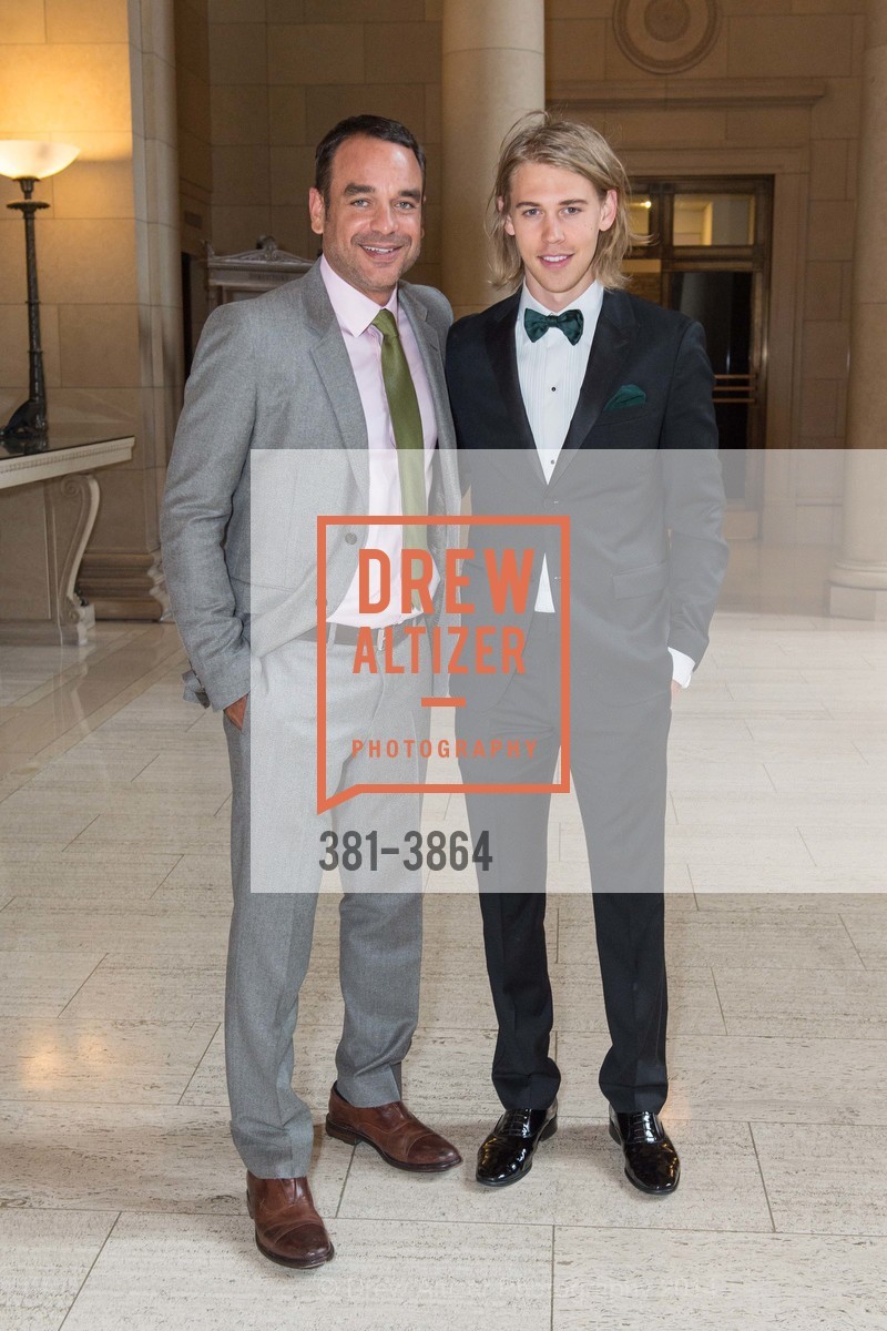 Evan Hainey, Austin Butler, Global Green's 10th Annual GORGEOUS & GREEN Gala 2014: "Emerald City", Bently Reserve. 301 Battery Street, October 10th, 2014, Photo #381-3864 Evan Hainey, Austin Butler, Photo #381-3864