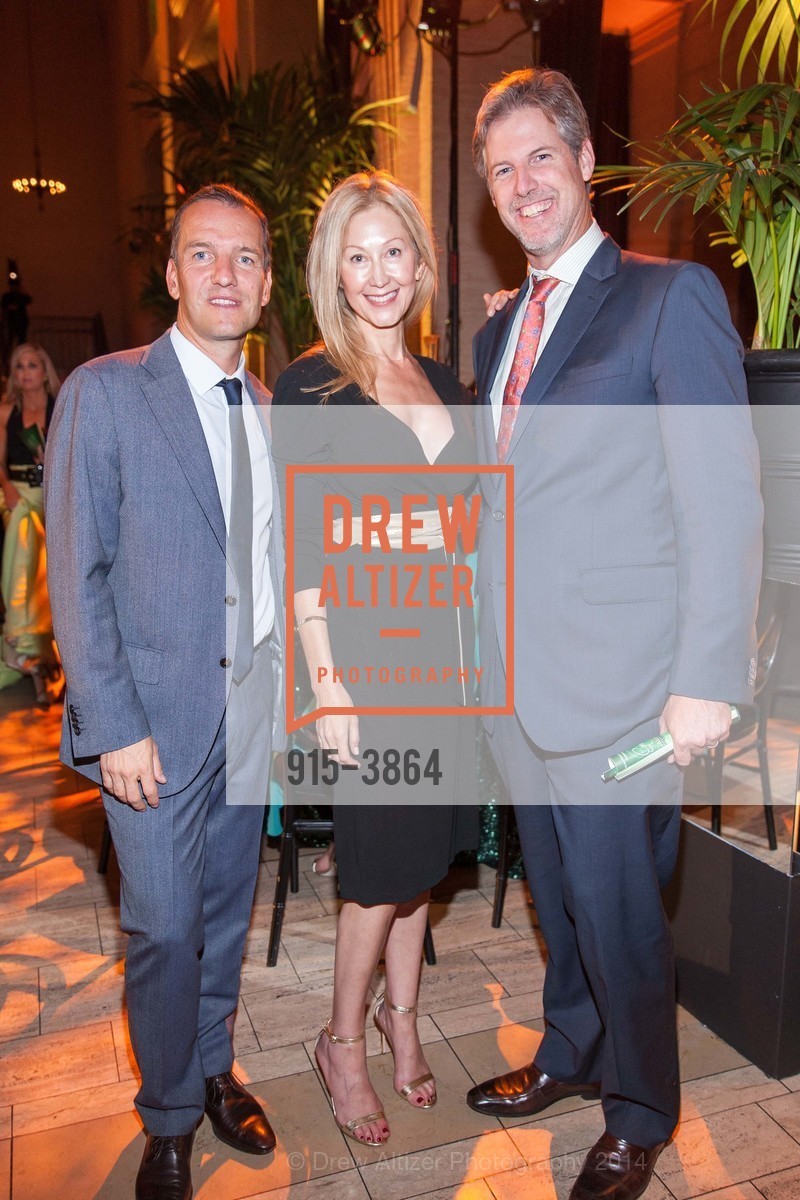 Marco Krapels, Janet Wallace, Bob O'Connor, Global Green's 10th Annual GORGEOUS & GREEN Gala 2014: "Emerald City", Bently Reserve. 301 Battery Street, October 10th, 2014, Photo #915-3864 Marco Krapels, Janet Wallace, Bob O'Connor, Photo #915-3864