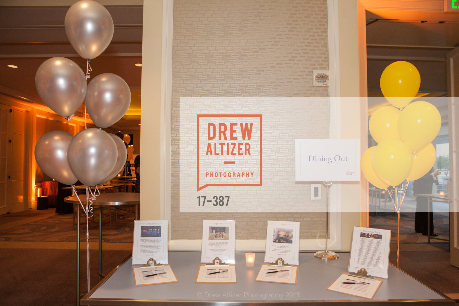 Atmosphere, Ronald McDonald House 2015 Home Away From Home Gala, Four Seasons Hotel San Francisco, Grand Ballroom. 757 Market St, October 16th, 2015,Drew Altizer, Drew Altizer Photography, full-service agency, private events, San Francisco photographer, photographer california