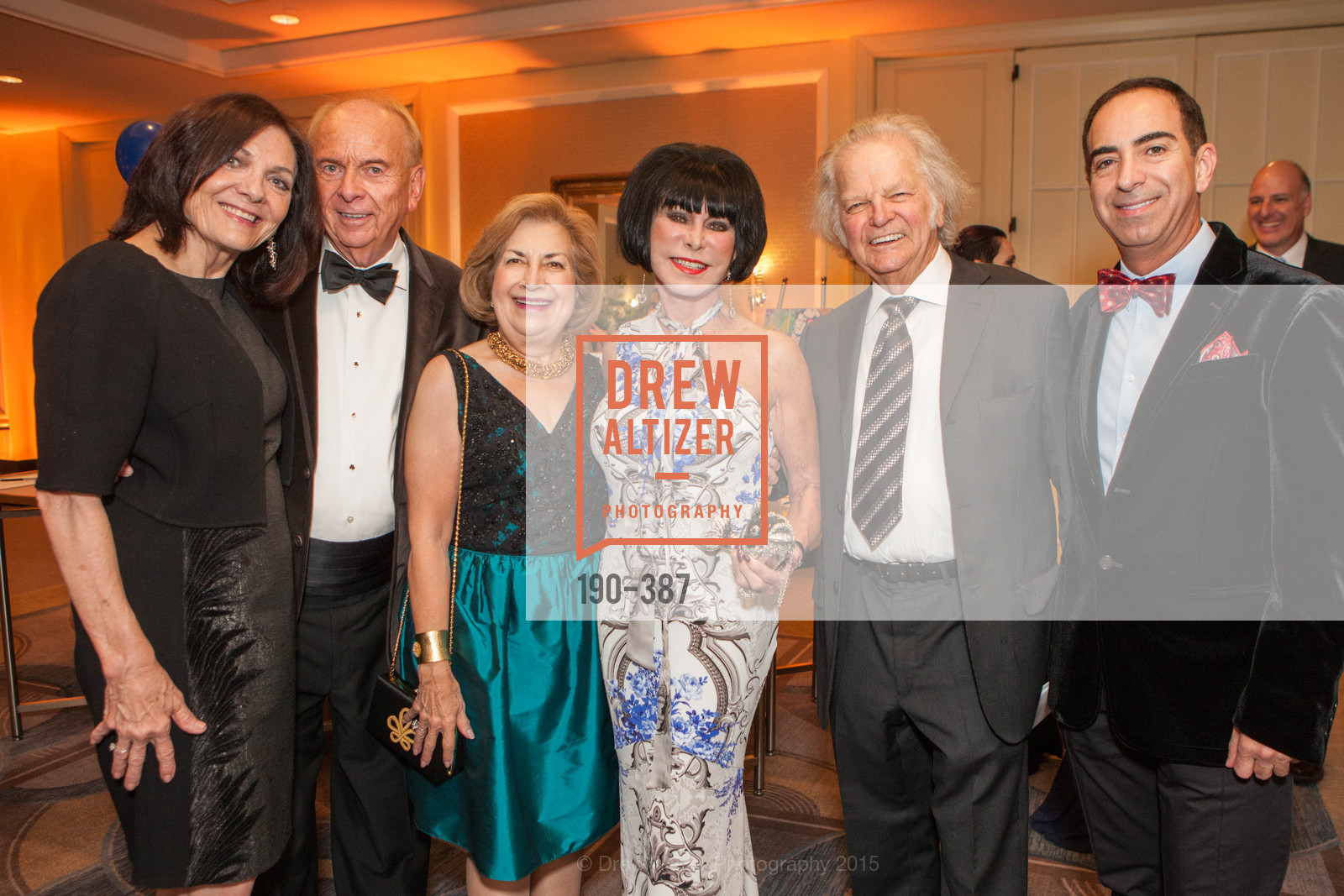 Pamela Culp, David Pace, Joan Silva, Marilyn Cabak, Michael Cabak, Elie Abijaude, Ronald McDonald House 2015 Home Away From Home Gala, Four Seasons Hotel San Francisco, Grand Ballroom. 757 Market St, October 16th, 2015,Drew Altizer, Drew Altizer Photography, full-service agency, private events, San Francisco photographer, photographer california