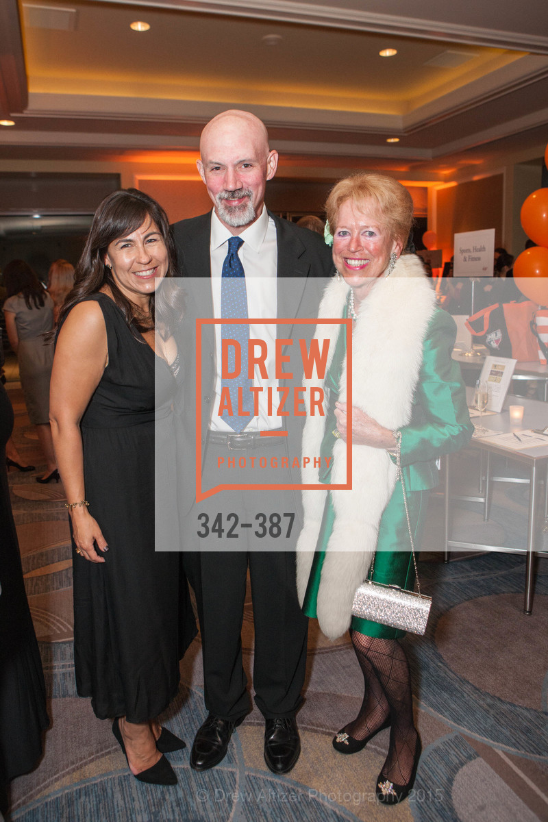 Christine Armstrong, Patrick Armstrong, Giselle McKellar, Ronald McDonald House 2015 Home Away From Home Gala, Four Seasons Hotel San Francisco, Grand Ballroom. Four Seasons Hotel San Francisco, Grand Ballroom. 757 Market St, October 16th, 2015, Photo #342-387 Christine Armstrong, Patrick Armstrong, Giselle McKellar, Photo #342-387