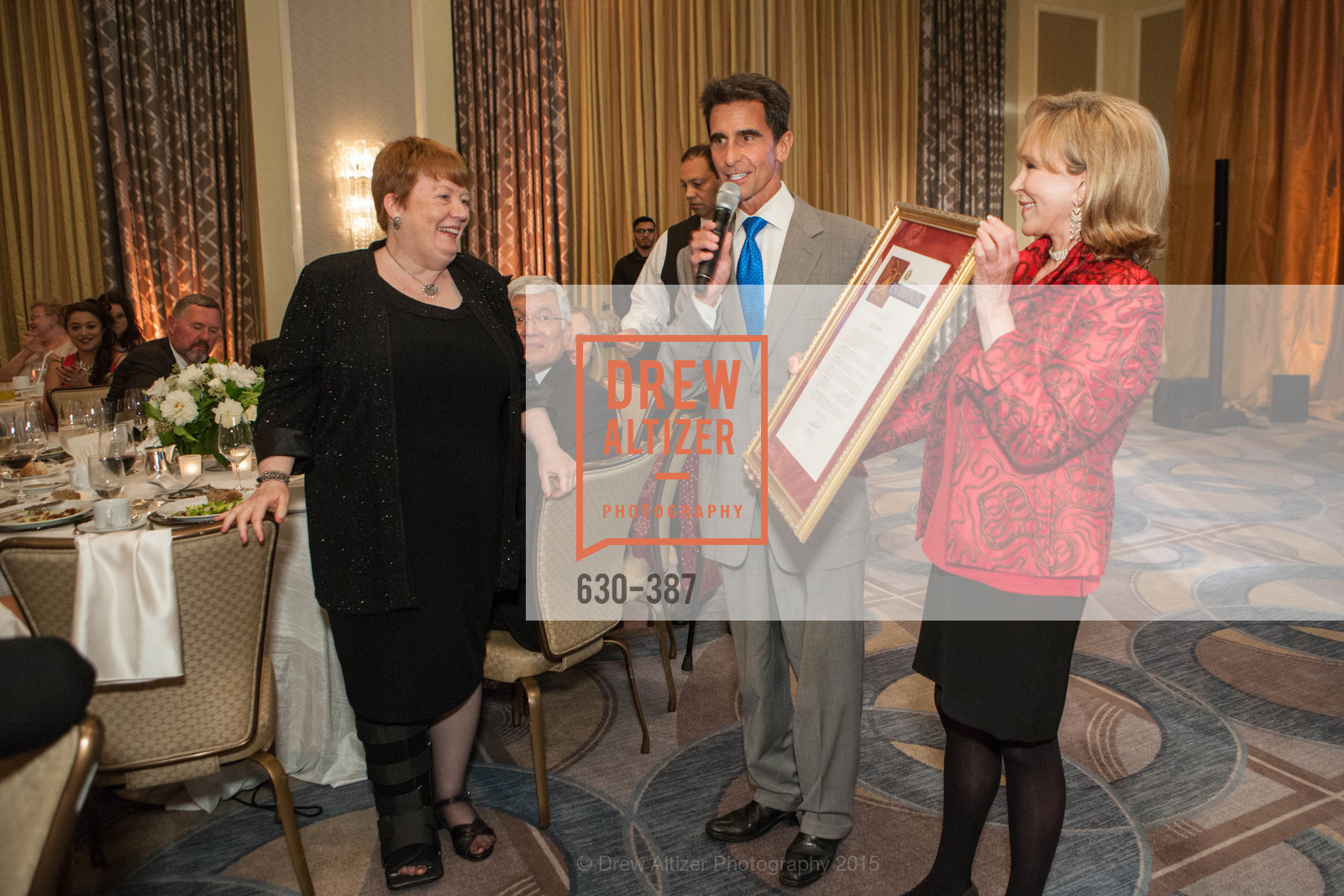 Lois Moore, Mark Leno, Cheryl Jennings, Ronald McDonald House 2015 Home Away From Home Gala, Four Seasons Hotel San Francisco, Grand Ballroom. 757 Market St, October 16th, 2015,Drew Altizer, Drew Altizer Photography, full-service event agency, private events, San Francisco photographer, photographer California