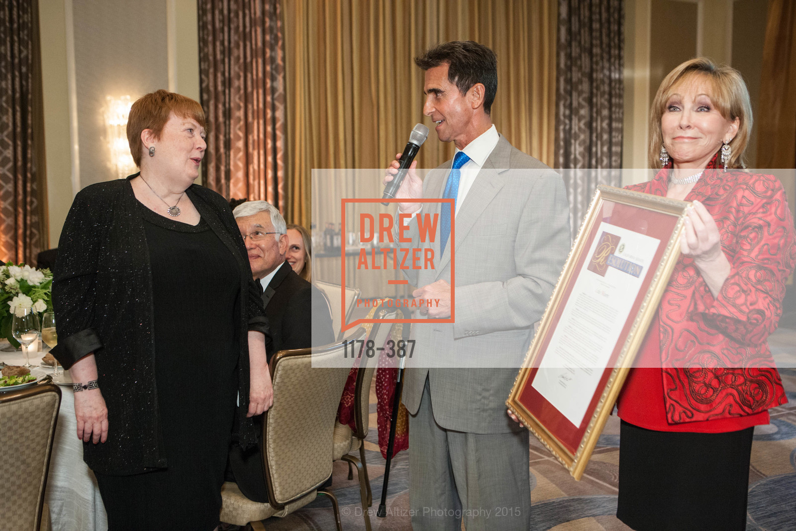 Lois Moore, Mark Leno, Cheryl Jennings, Ronald McDonald House 2015 Home Away From Home Gala, Four Seasons Hotel San Francisco, Grand Ballroom. 757 Market St, October 16th, 2015,Drew Altizer, Drew Altizer Photography, full-service agency, private events, San Francisco photographer, photographer california