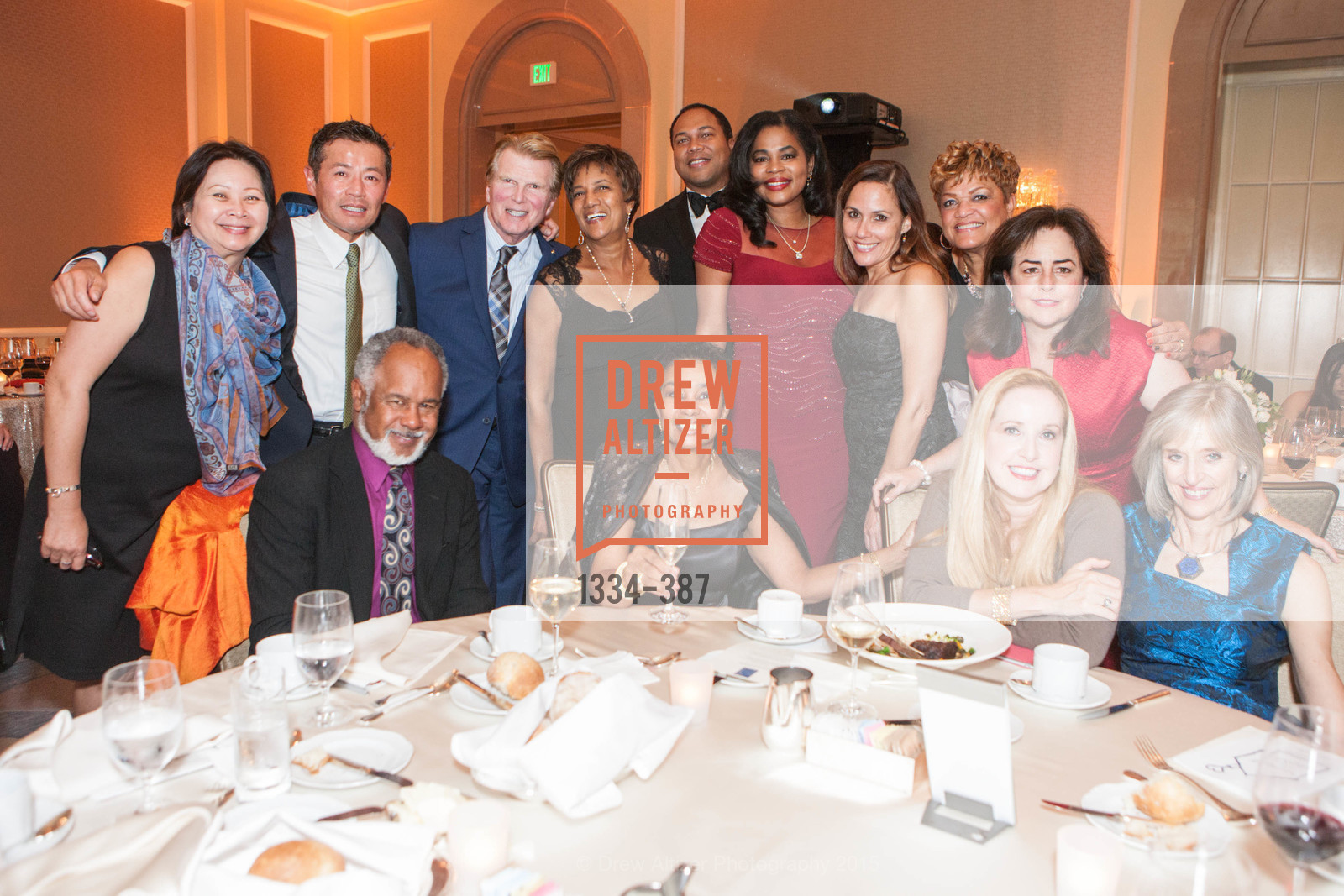 Keilani Tom, Marc Loupe, Ron Buckhammer, Carol Batte, Anette Harris, Cornell Toney, Ayanna Jenkins-Toney, LaTonya Lawson, PJ Handeland, Ronald McDonald House 2015 Home Away From Home Gala, Four Seasons Hotel San Francisco, Grand Ballroom. 757 Market St, October 16th, 2015,Drew Altizer, Drew Altizer Photography, full-service agency, private events, San Francisco photographer, photographer california