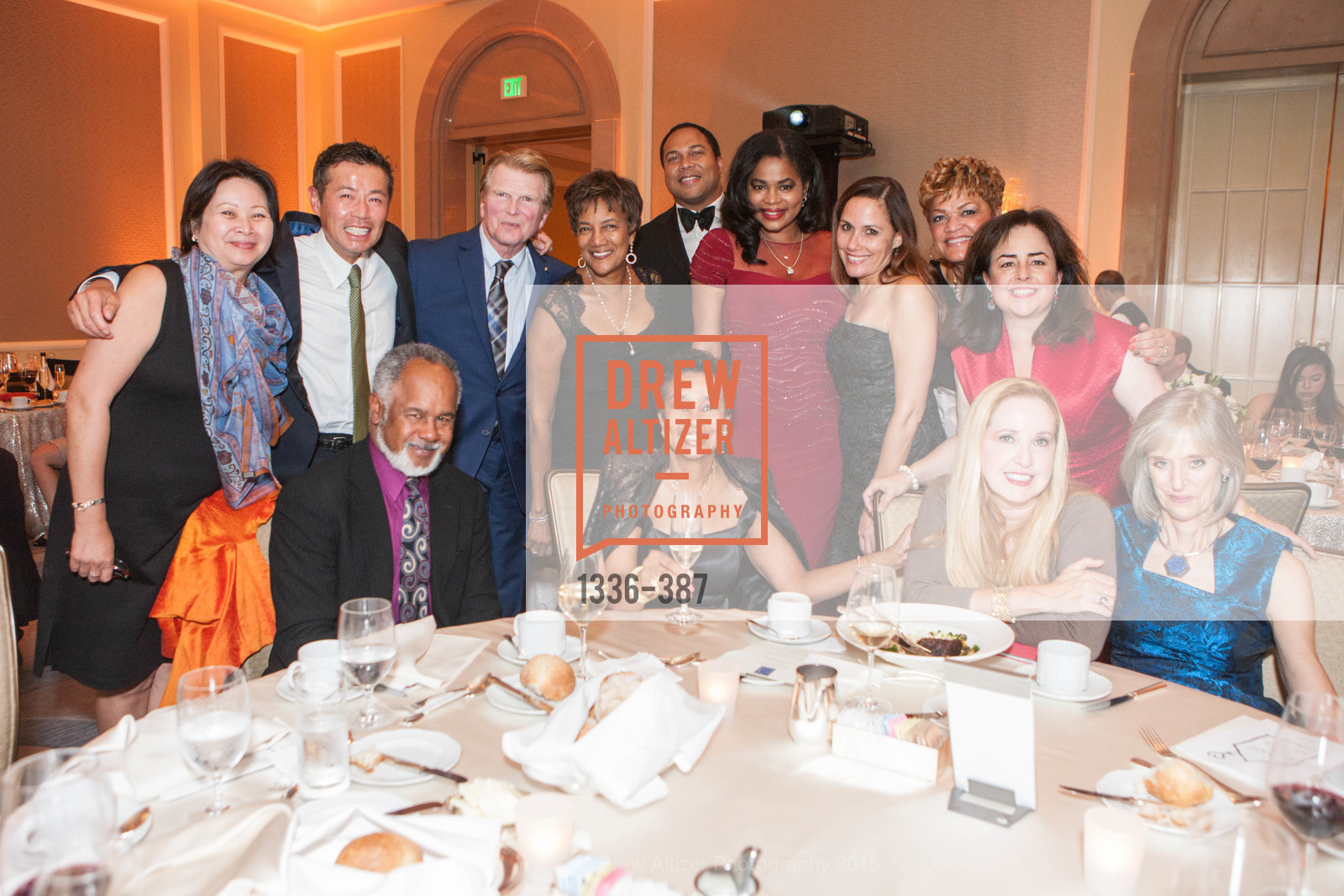 Keilani Tom, Marc Loupe, Ron Buckhammer, Carol Batte, Anette Harris, Cornell Toney, Ayanna Jenkins-Toney, LaTonya Lawson, PJ Handeland, Ronald McDonald House 2015 Home Away From Home Gala, Four Seasons Hotel San Francisco, Grand Ballroom. 757 Market St, October 16th, 2015,Drew Altizer, Drew Altizer Photography, full-service agency, private events, San Francisco photographer, photographer california
