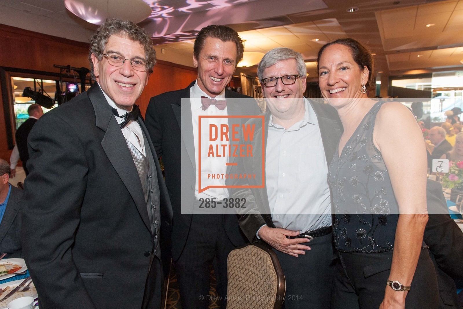 Mark Gorenberg, Aaron Gershenberg, Steve Krausz, Julia Massa, TheatreWorks Honors celebrates Broadway's Andrew Lippa and Silicon Valley's Ray Rothrock, US, June 21st, 2014, Photo #285-3882 Mark Gorenberg, Aaron Gershenberg, Steve Krausz, Julia Massa, Photo #285-3882
