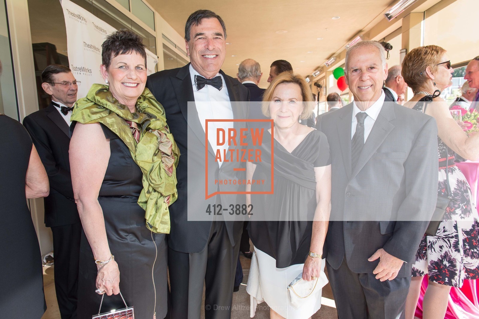 Michelle Kwatinetz, Mike Kwatinetz, Debra Leslie, Mark Leslie, TheatreWorks Honors celebrates Broadway's Andrew Lippa and Silicon Valley's Ray Rothrock, US, June 21st, 2014, Photo #412-3882 Michelle Kwatinetz, Mike Kwatinetz, Debra Leslie, Mark Leslie, Photo #412-3882