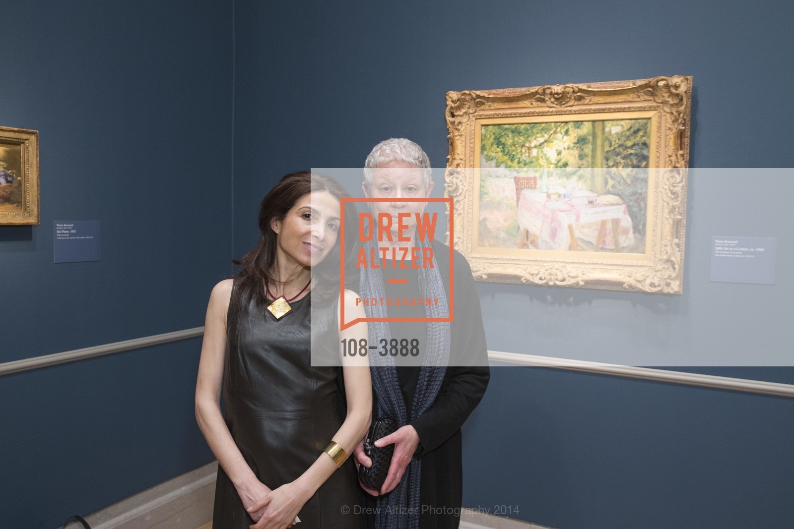 Sophie Whipple, Fran Dependahl, Intimate Impressionism from the NATIONAL GALLERY of ART Celebratory Dinner, US, March 26th, 2014, Photo #108-3888 Sophie Whipple, Fran Dependahl, Photo #108-3888