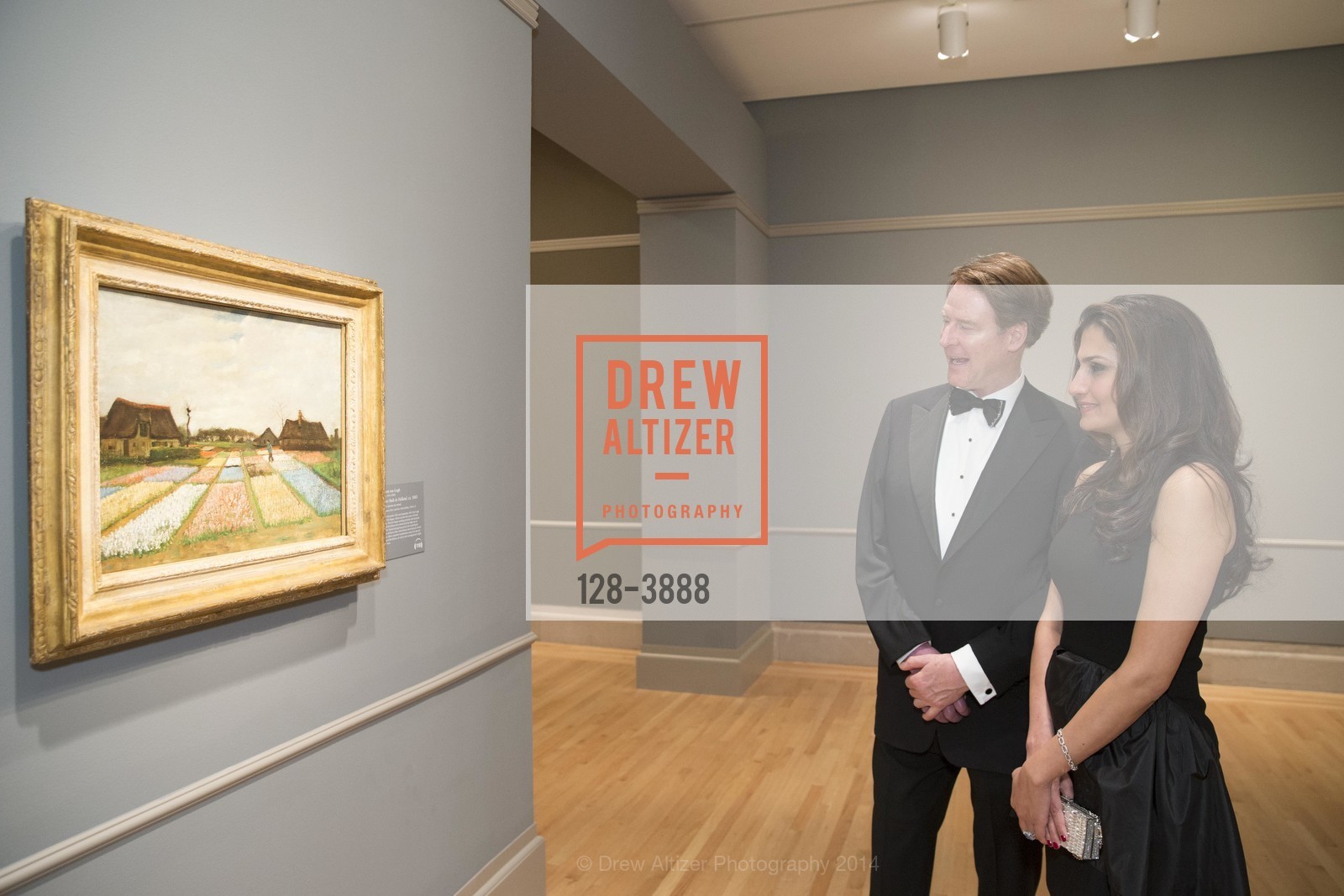 David Spencer, Leyla Alhosseini, Intimate Impressionism from the NATIONAL GALLERY of ART Celebratory Dinner, US, March 26th, 2014, Photo #128-3888 David Spencer, Leyla Alhosseini, Photo #128-3888