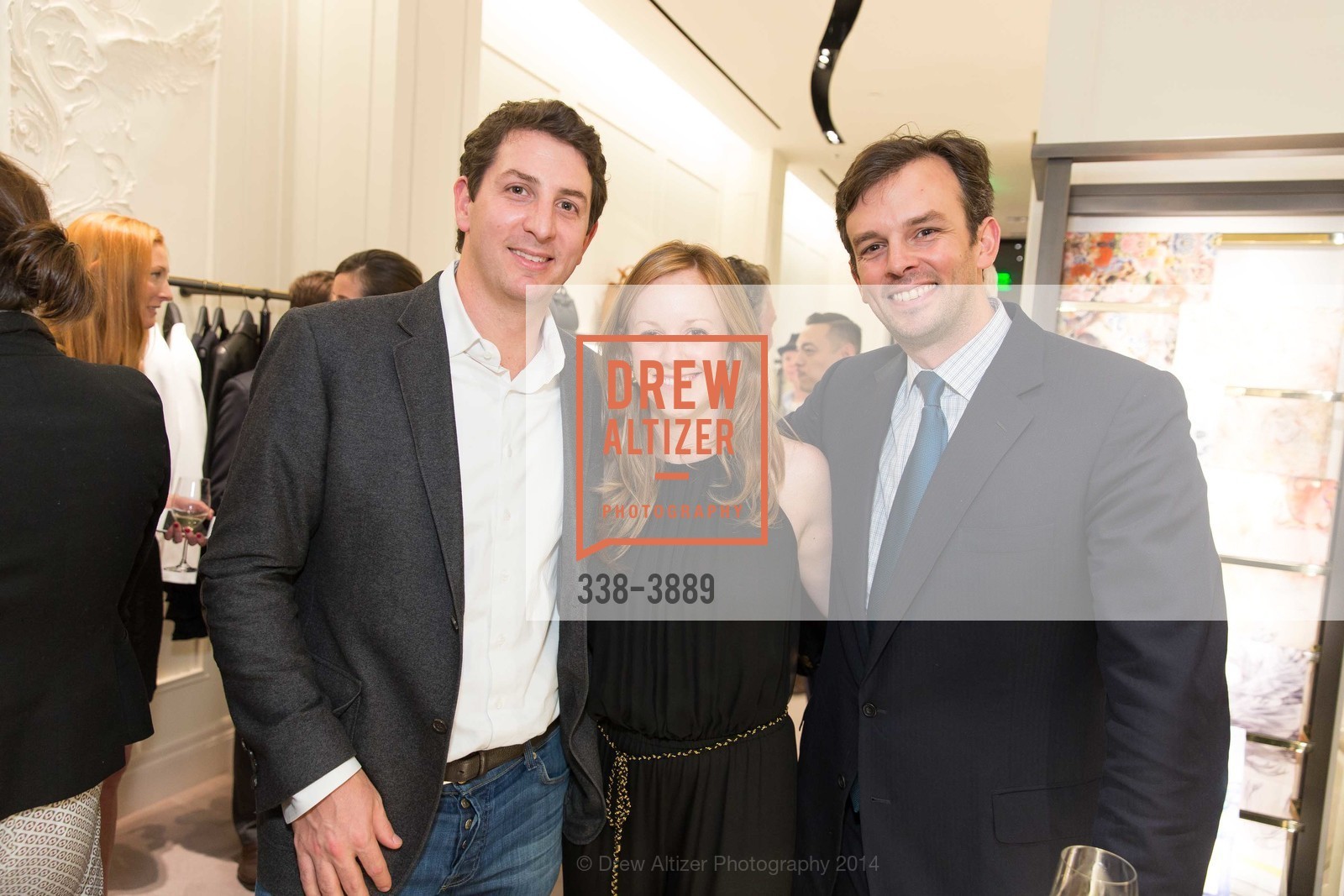 Noah Marks, Hillary Marks, Alex Mehran, ALEXANDER McQUEEN old, US, February 27th, 2014, Photo #338-3889 Noah Marks, Hillary Marks, Alex Mehran, Photo #338-3889