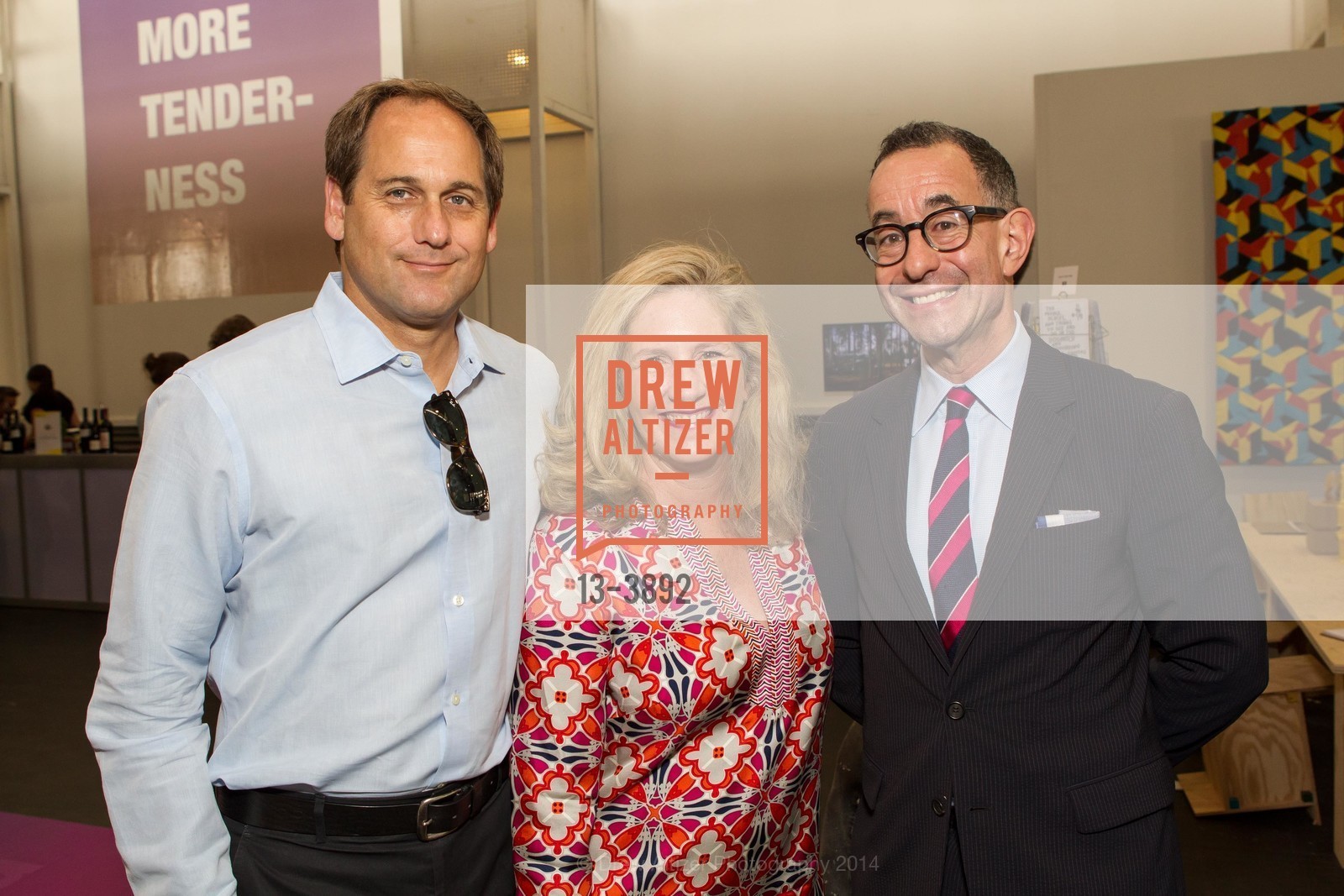 Adam Posard, Wendy Posard, Colin Bailey, ART MARKET San Francisco Benefit Preview Gala, US, May 15th, 2014, Photo #13-3892 Adam Posard, Wendy Posard, Colin Bailey, Photo #13-3892