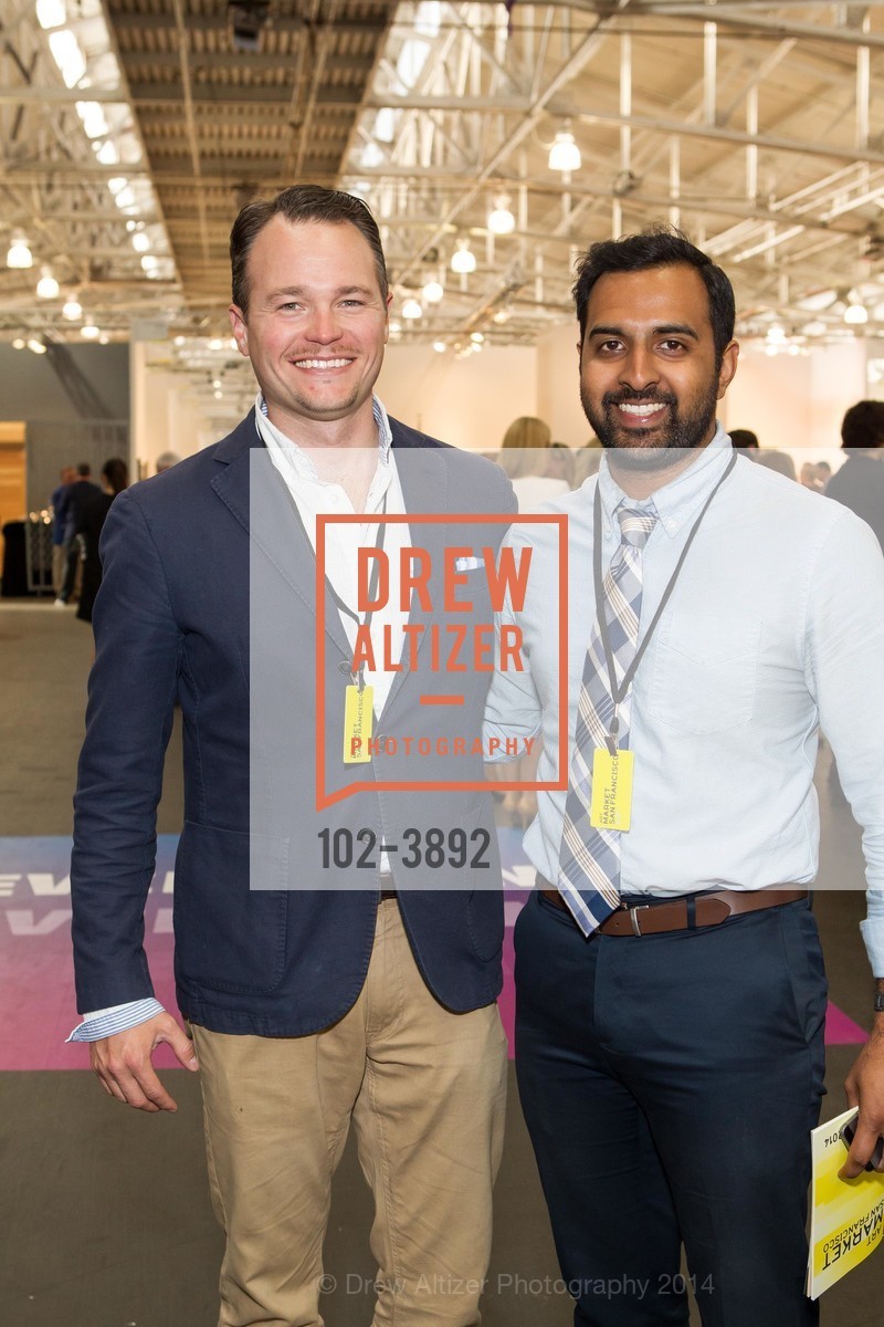 Matthew Homyak, Anil Margsahayam, ART MARKET San Francisco Benefit Preview Gala, US, May 15th, 2014, Photo #102-3892 Matthew Homyak, Anil Margsahayam, Photo #102-3892