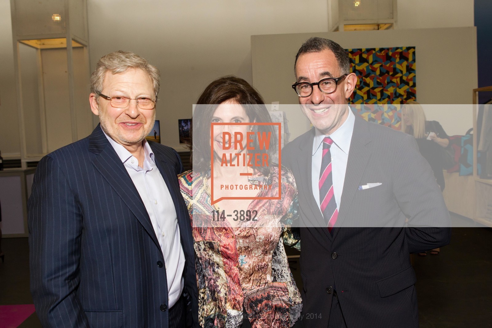 Alex Meyerovich, Leslie Meyerovich, Colin Bailey, ART MARKET San Francisco Benefit Preview Gala, US, May 15th, 2014, Photo #114-3892 Alex Meyerovich, Leslie Meyerovich, Colin Bailey, Photo #114-3892