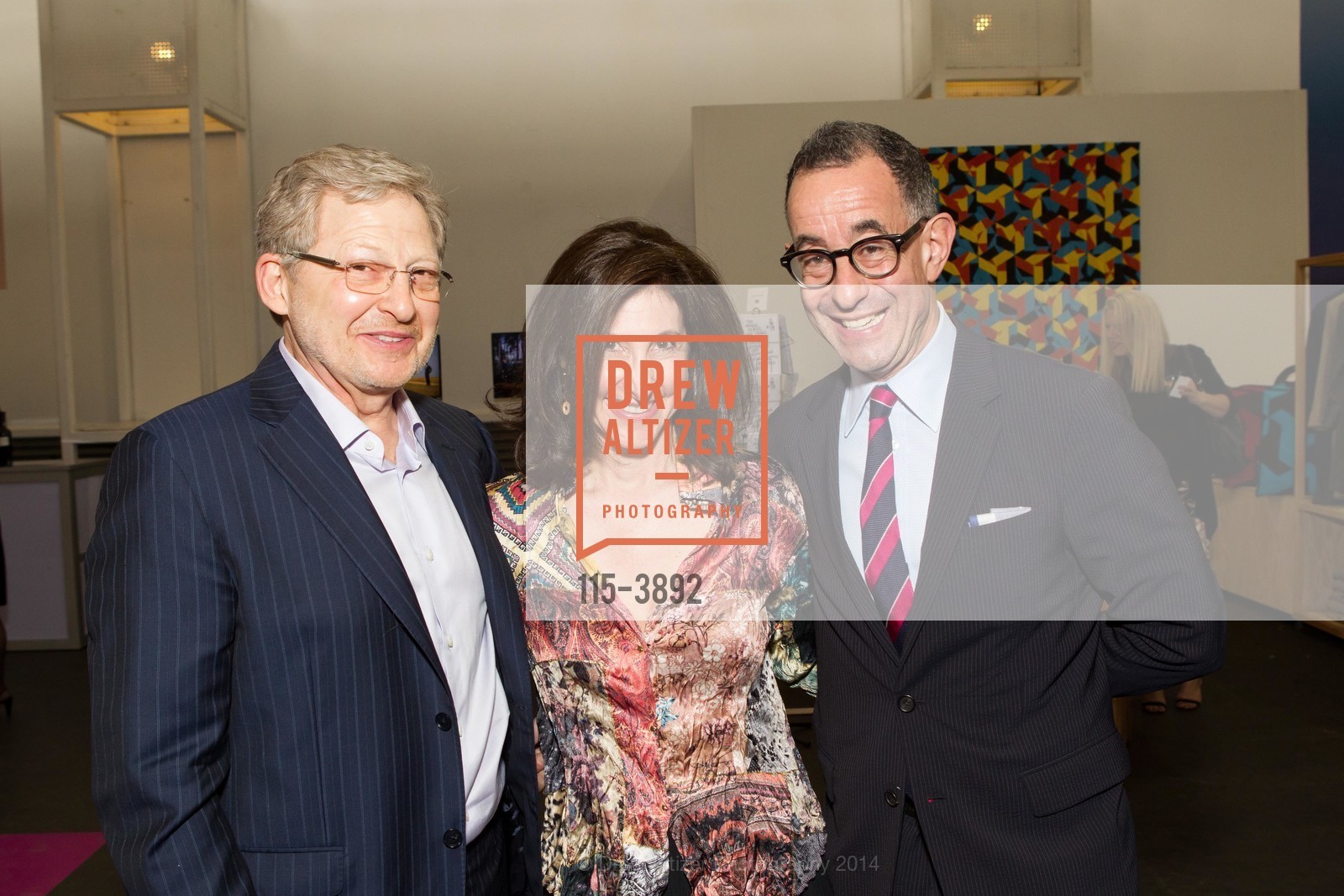 Alex Meyerovich, Leslie Meyerovich, Colin Bailey, ART MARKET San Francisco Benefit Preview Gala, US, May 15th, 2014, Photo #115-3892 Alex Meyerovich, Leslie Meyerovich, Colin Bailey, Photo #115-3892