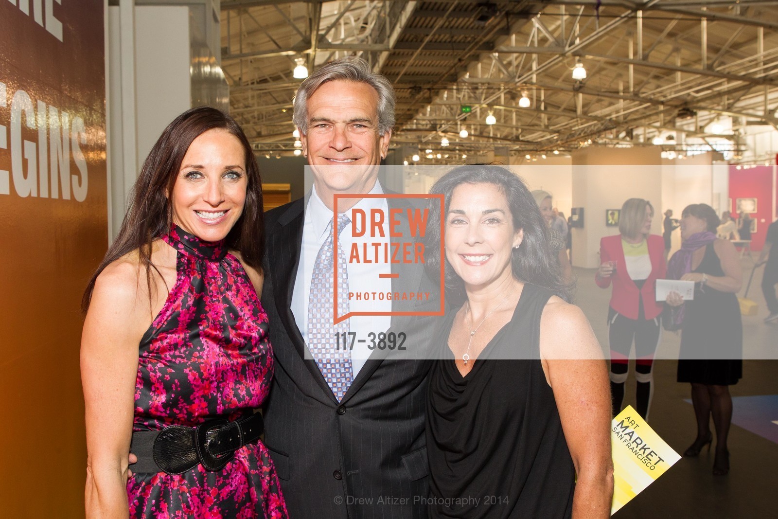 Kimberly Veley, John Kerslacke, Kelly Reade, ART MARKET San Francisco Benefit Preview Gala, US, May 15th, 2014, Photo #117-3892 Kimberly Veley, John Kerslacke, Kelly Reade, Photo #117-3892