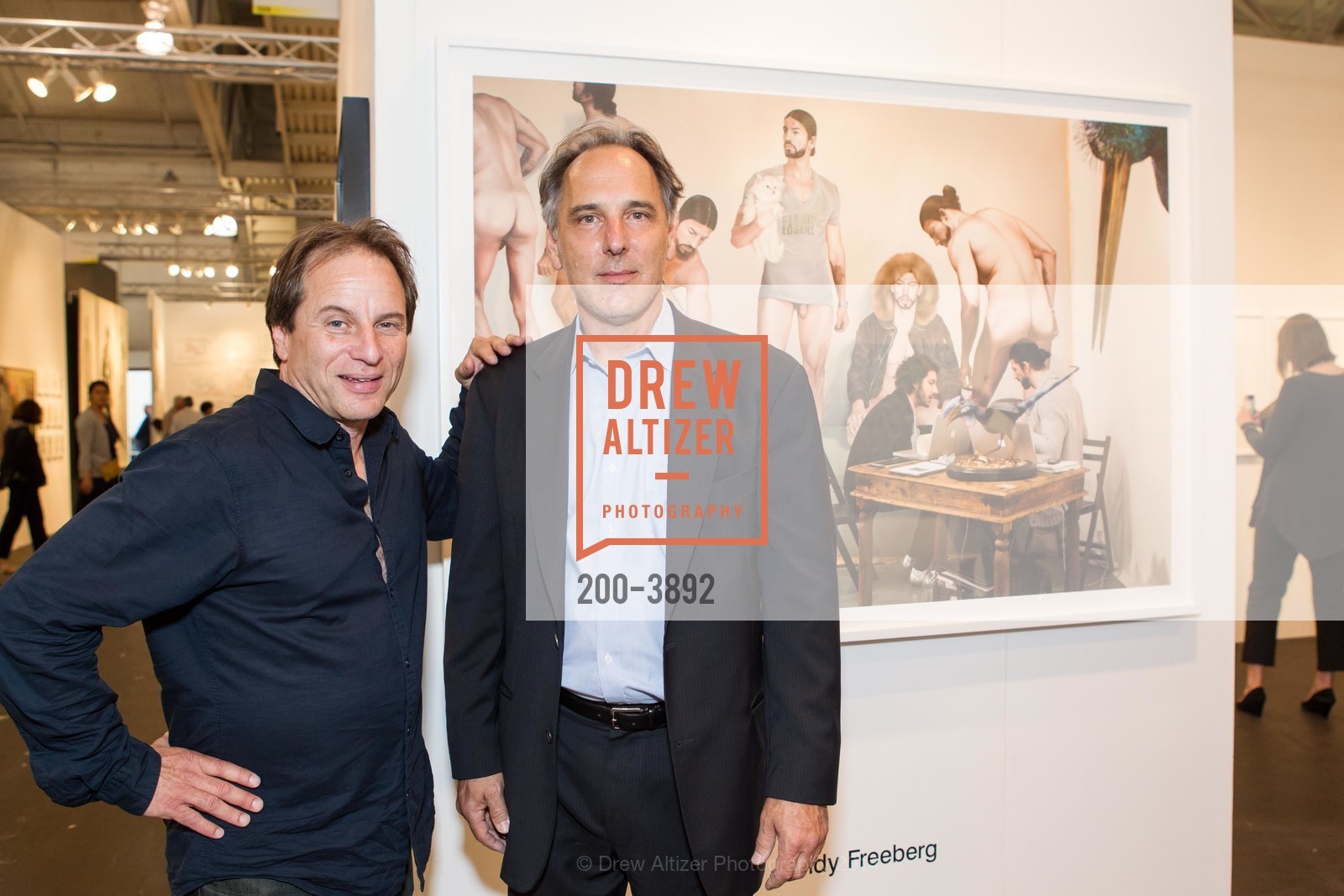 Andy Freeberg, Paul Kopeikin, ART MARKET San Francisco Benefit Preview Gala, US, May 15th, 2014, Photo #200-3892 Andy Freeberg, Paul Kopeikin, Photo #200-3892