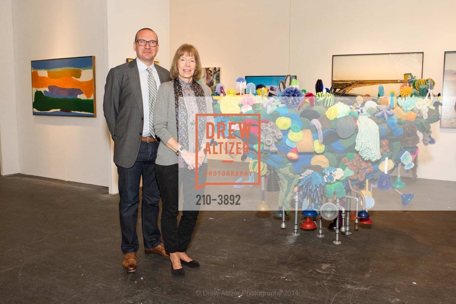 Edward Cella, Lynn Aldrich, ART MARKET San Francisco Benefit Preview Gala, US, May 15th, 2014, Photo #210-3892 Edward Cella, Lynn Aldrich, Photo #210-3892