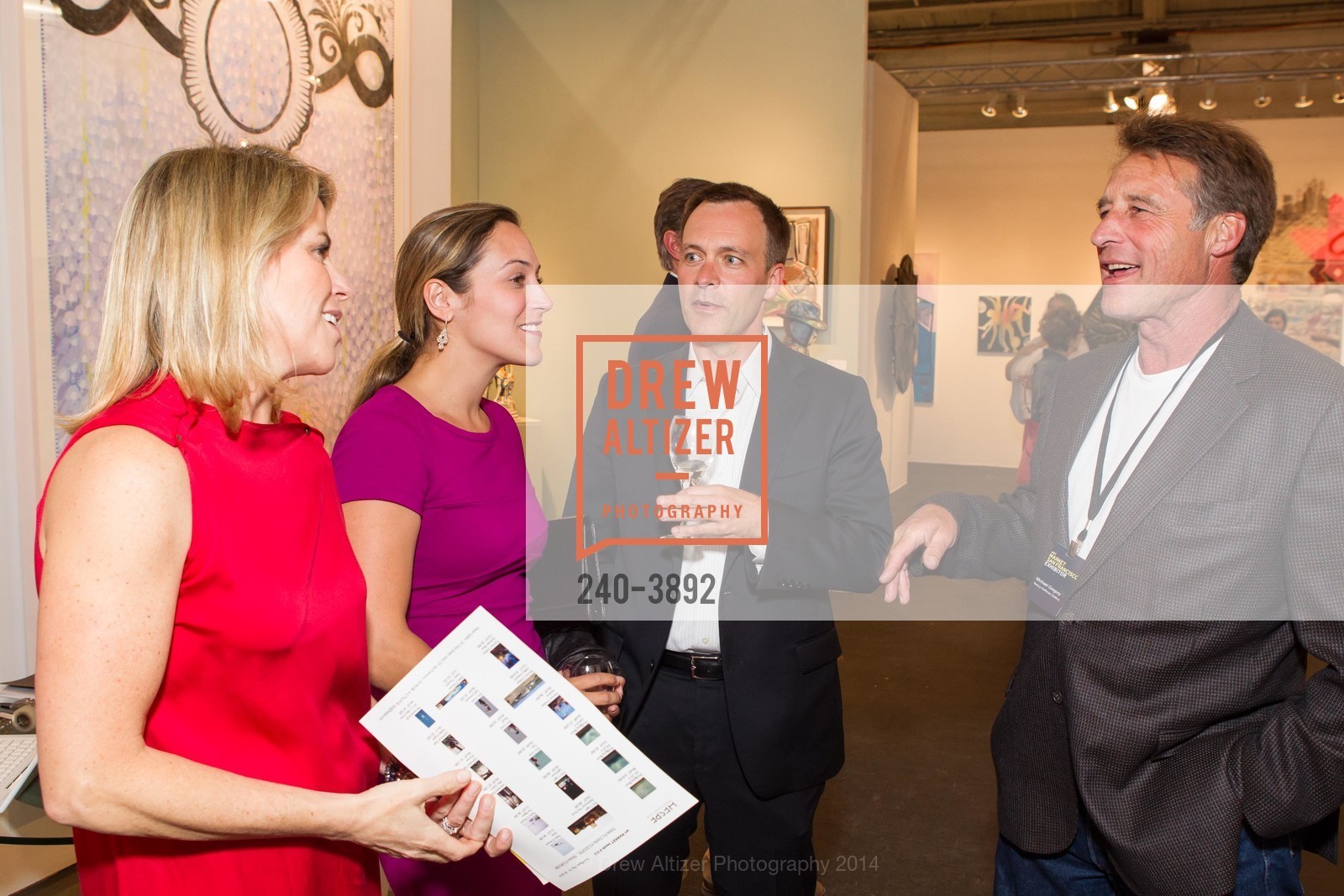 Scott Crabill, Angela Crabill, Michael Gregory, Lisa Begosian, ART MARKET San Francisco Benefit Preview Gala, US, May 15th, 2014, Photo #240-3892 Scott Crabill, Angela Crabill, Michael Gregory, Lisa Begosian, Photo #240-3892