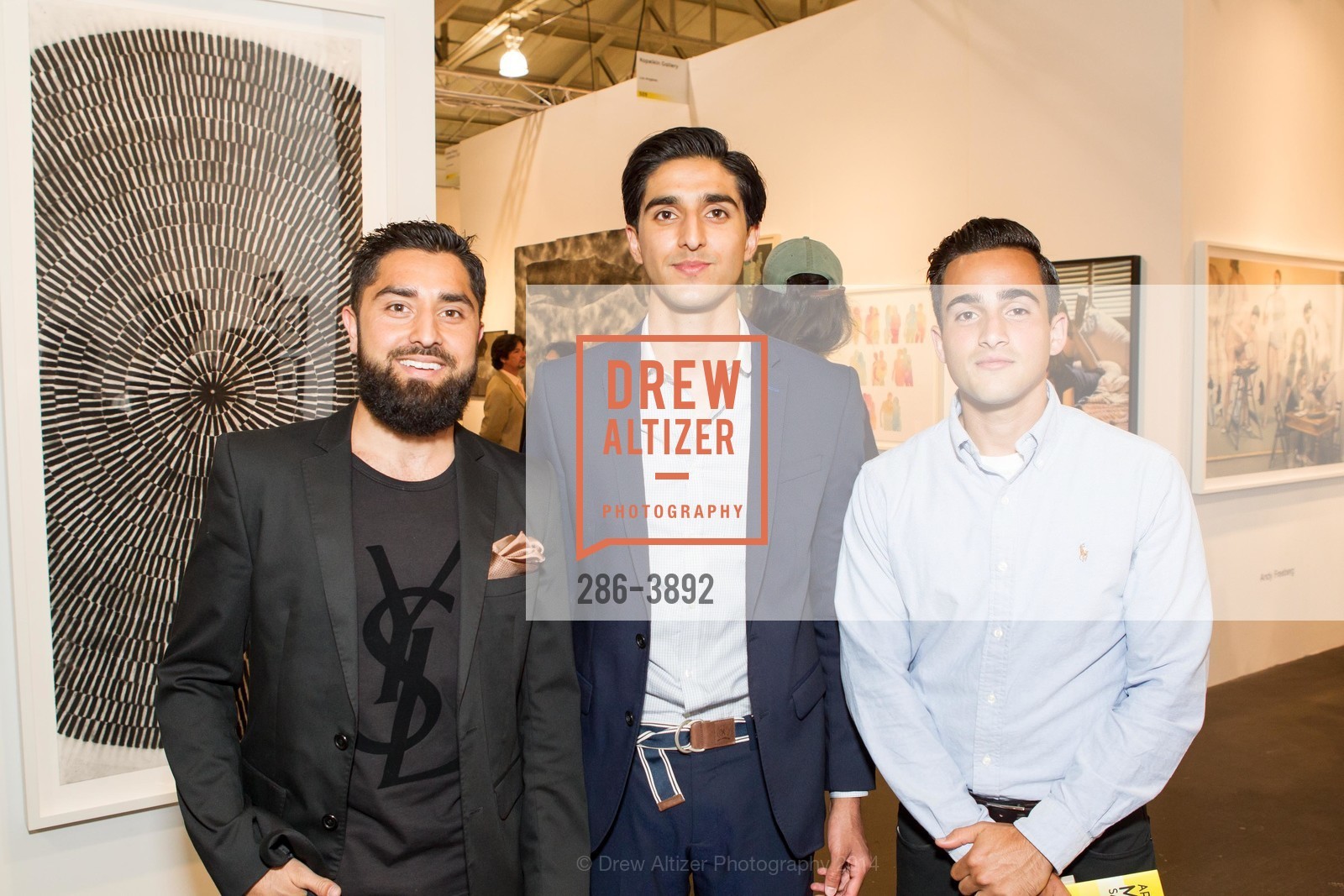 Roh Habibi, Ramin Habibi, Masoud Ardestani, ART MARKET San Francisco Benefit Preview Gala, US, May 15th, 2014, Photo #286-3892 Roh Habibi, Ramin Habibi, Masoud Ardestani, Photo #286-3892